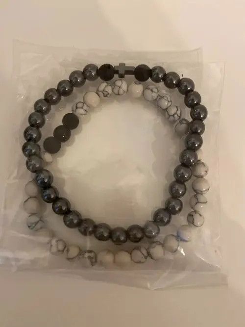 Jewelry 2pcs/set Cross Beaded Bracelet Size ONE SIZE - 2 Thumbnail