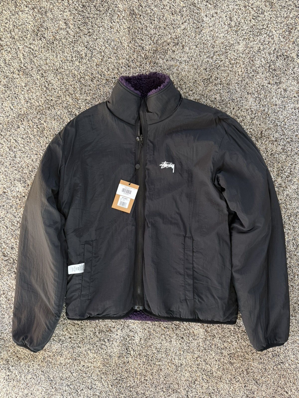 Stussy Stussy 8ball Sherpa Fleece Reversible Jacket Size US L / EU 52-54 / 3 - 12 Thumbnail
