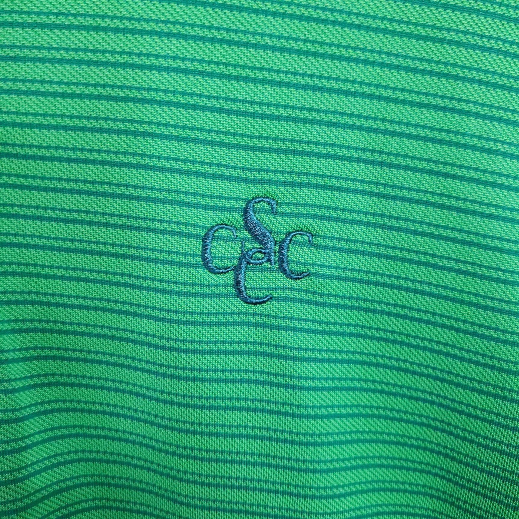 Under Armour Under Armour Men’s XL HeatGear Polo Shirt Loose The Playoff Kelly Green Golf Striped Short Sleeve Polo Mens Size US XL / EU 56 / 4 - 5 Thumbnail