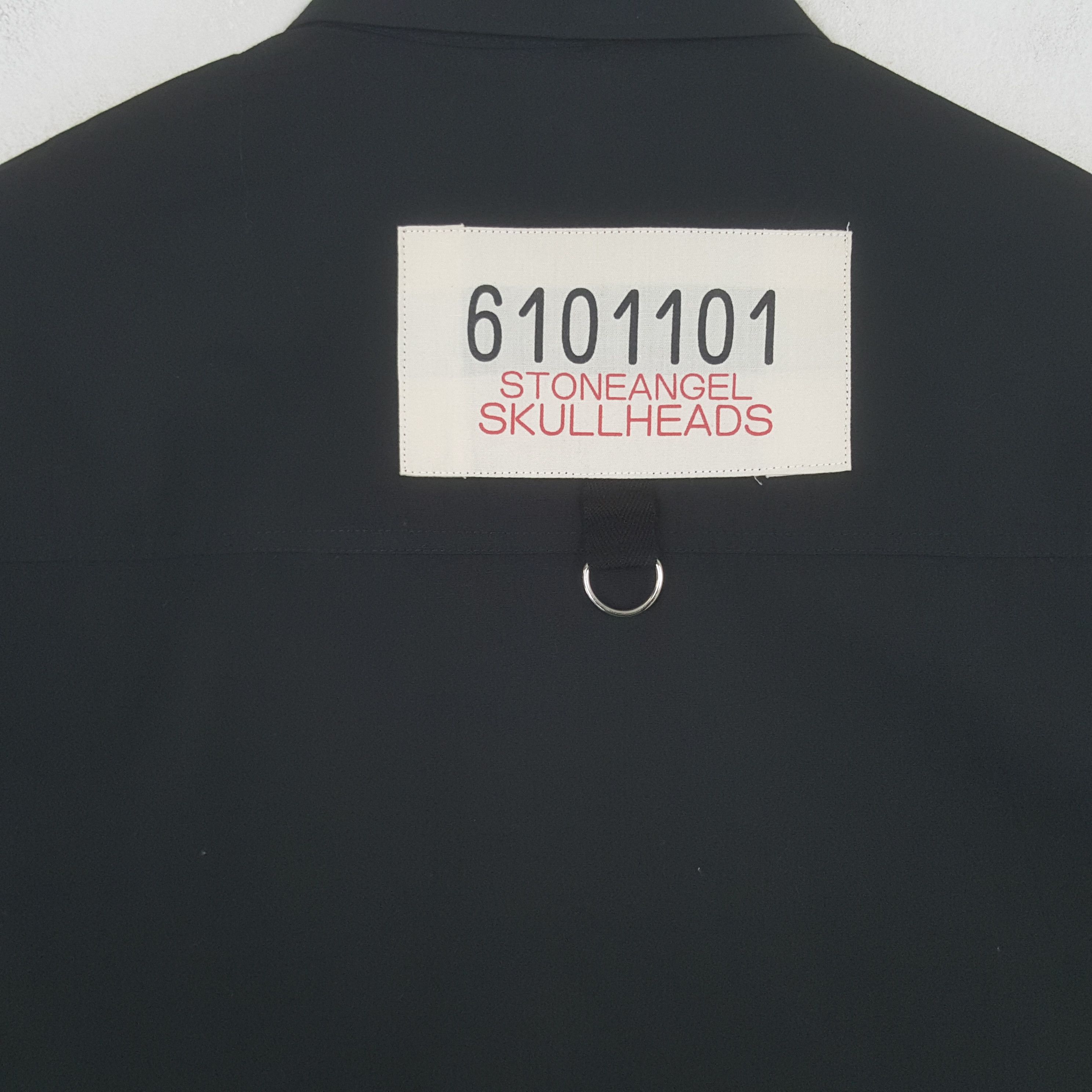 Other Vintage Stone Angel Skulls Heads Rare Shirt Button Up RR28 Size US S / EU 44-46 / 1 - 4 Thumbnail