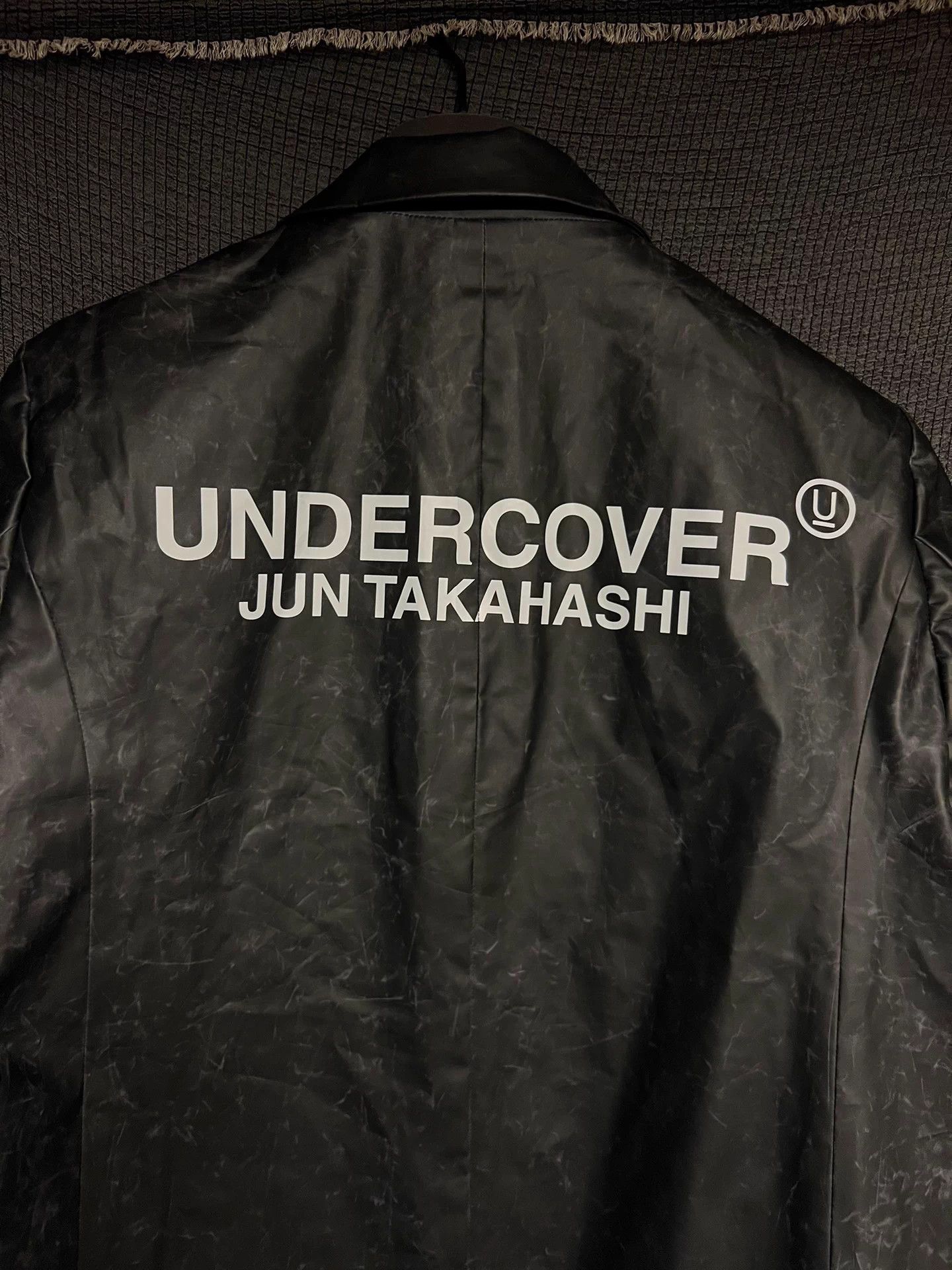 Undercover UNDERCOVER 18aw Wrinkled Leather Logo Coat Archive Size US M / EU 48-50 / 2 - 3 Thumbnail