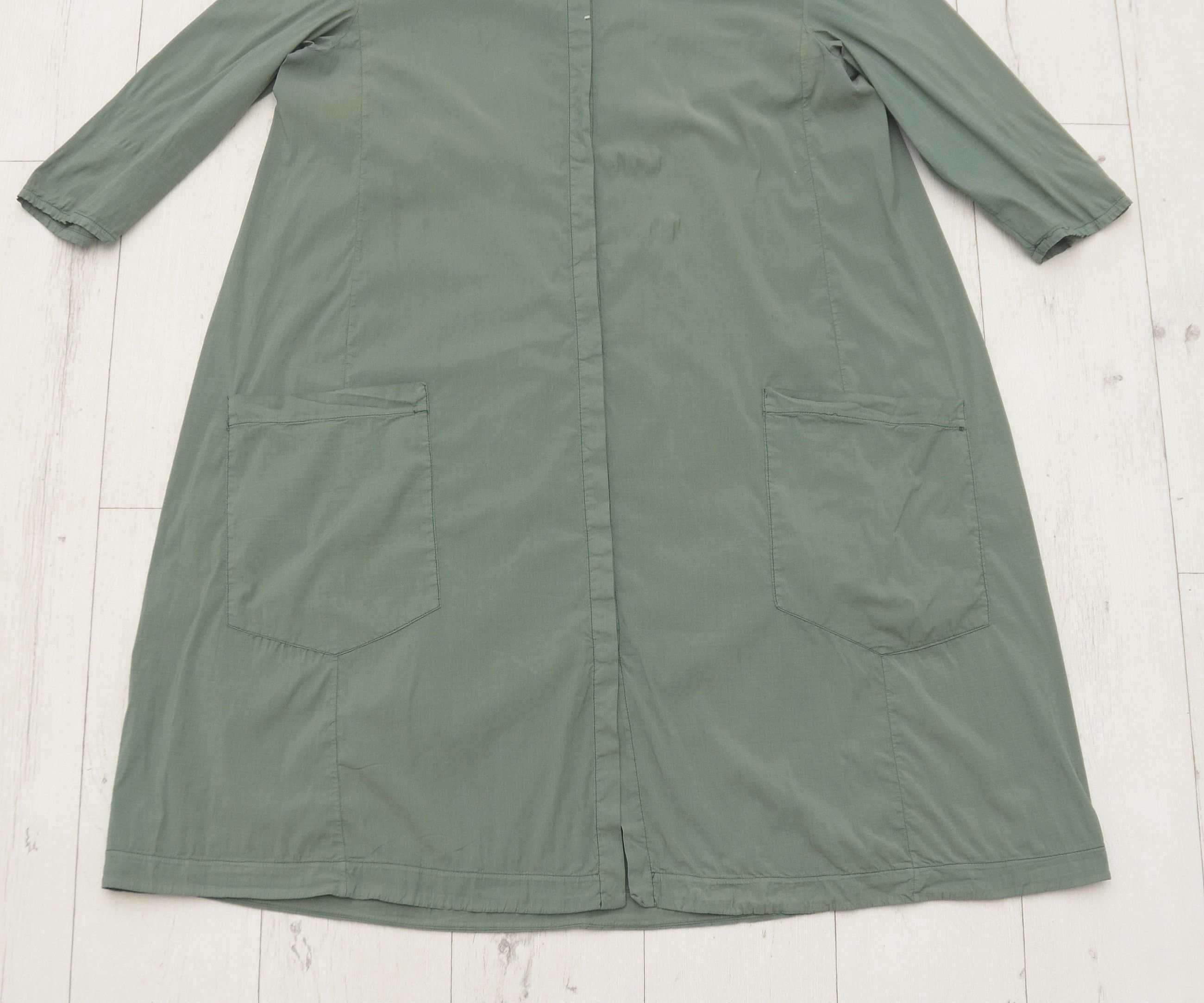 Transit × Transit Uomo Khaki Transit Par Such Shirt Dress Avant Garde grotesqu Y2K Size M / US 6-8 / IT 42-44 - 4 Thumbnail