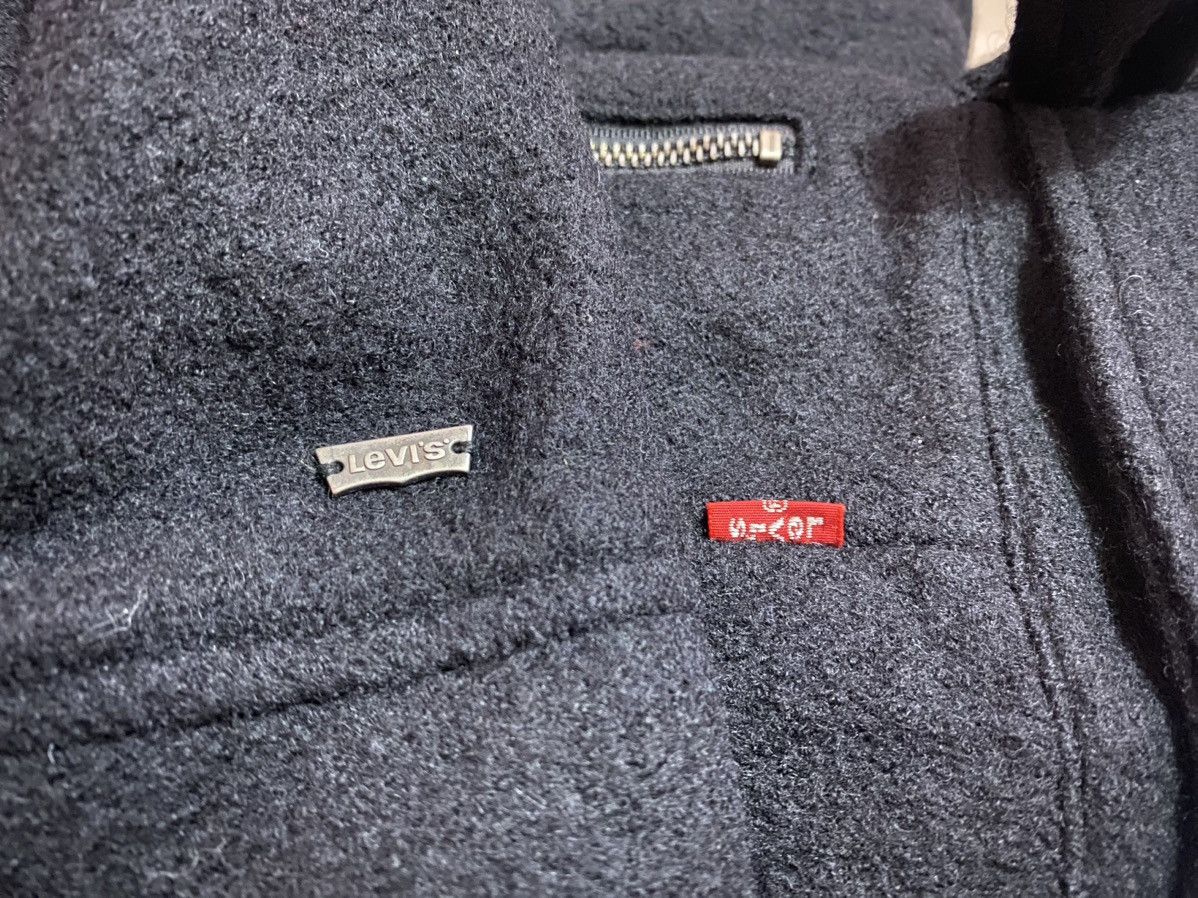 Levi's Levi strauss & co double colar black coat/rider wool jacket Size US L / EU 52-54 / 3 - 13 Thumbnail