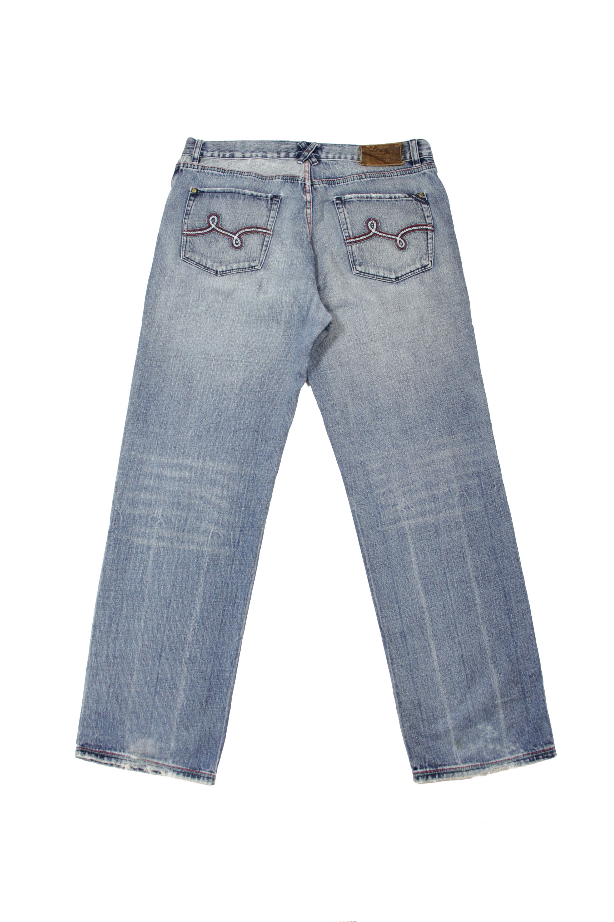 LRG 00S Y2K Rap Baggy Jeans Vintage Size US 38 / EU 54 - 2 Thumbnail