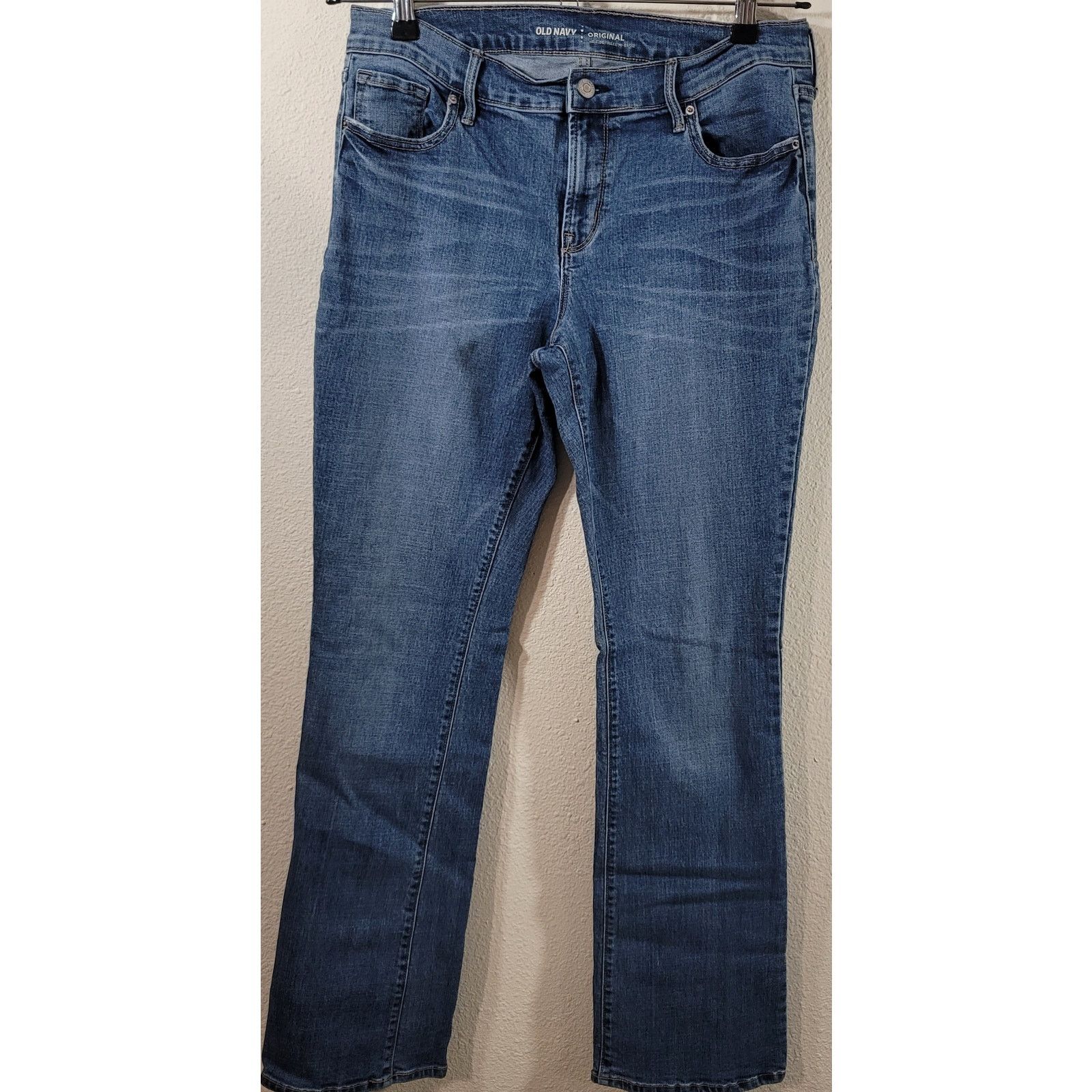 Old Navy Old Navy Blue Light Washed Mid Rise Denim Jeans 10 Size 32" / US 10 / IT 46 - 2 Thumbnail