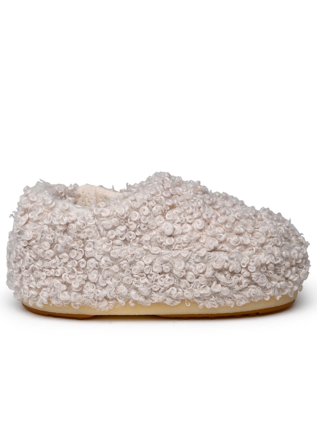 image of Moon Boot Moonboot 'band Faux' Ivory Polyester Sandals in Cream, Women's (Size 9)