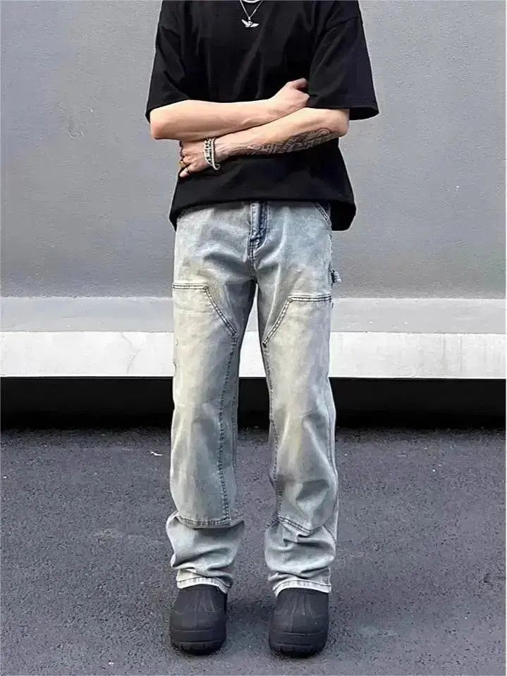 Japanese Brand Retro straight leg jeans Size US 32 / EU 48 - 2 Thumbnail