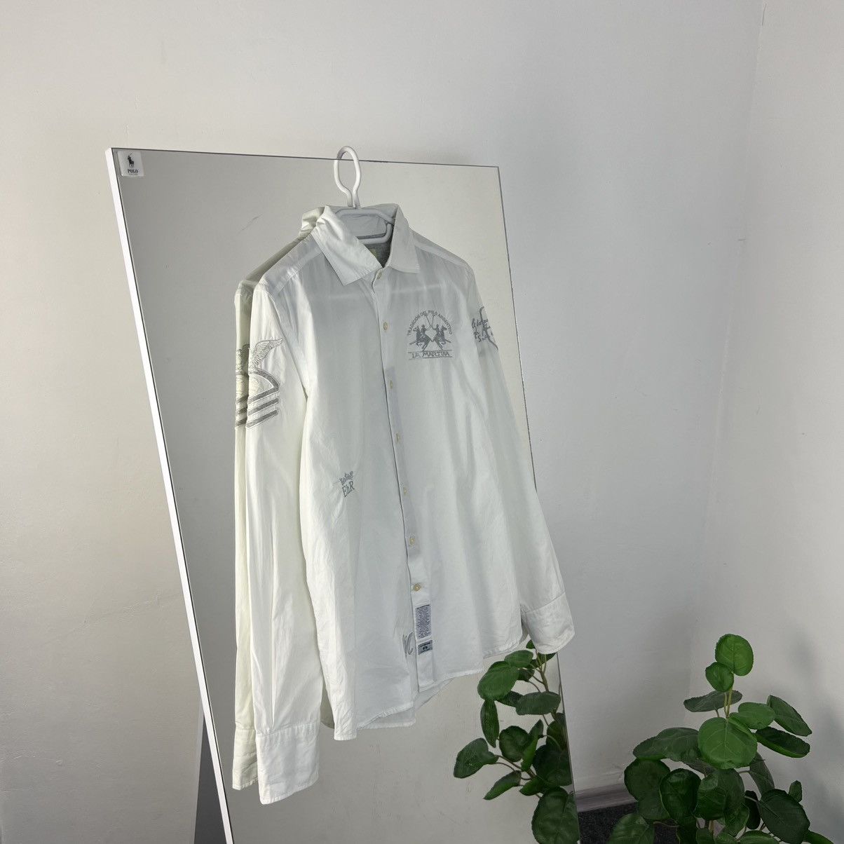 La Martina Vintage La Martina Big Logo Button Up Shirt Size US M / EU 48-50 / 2 - 1 Thumbnail