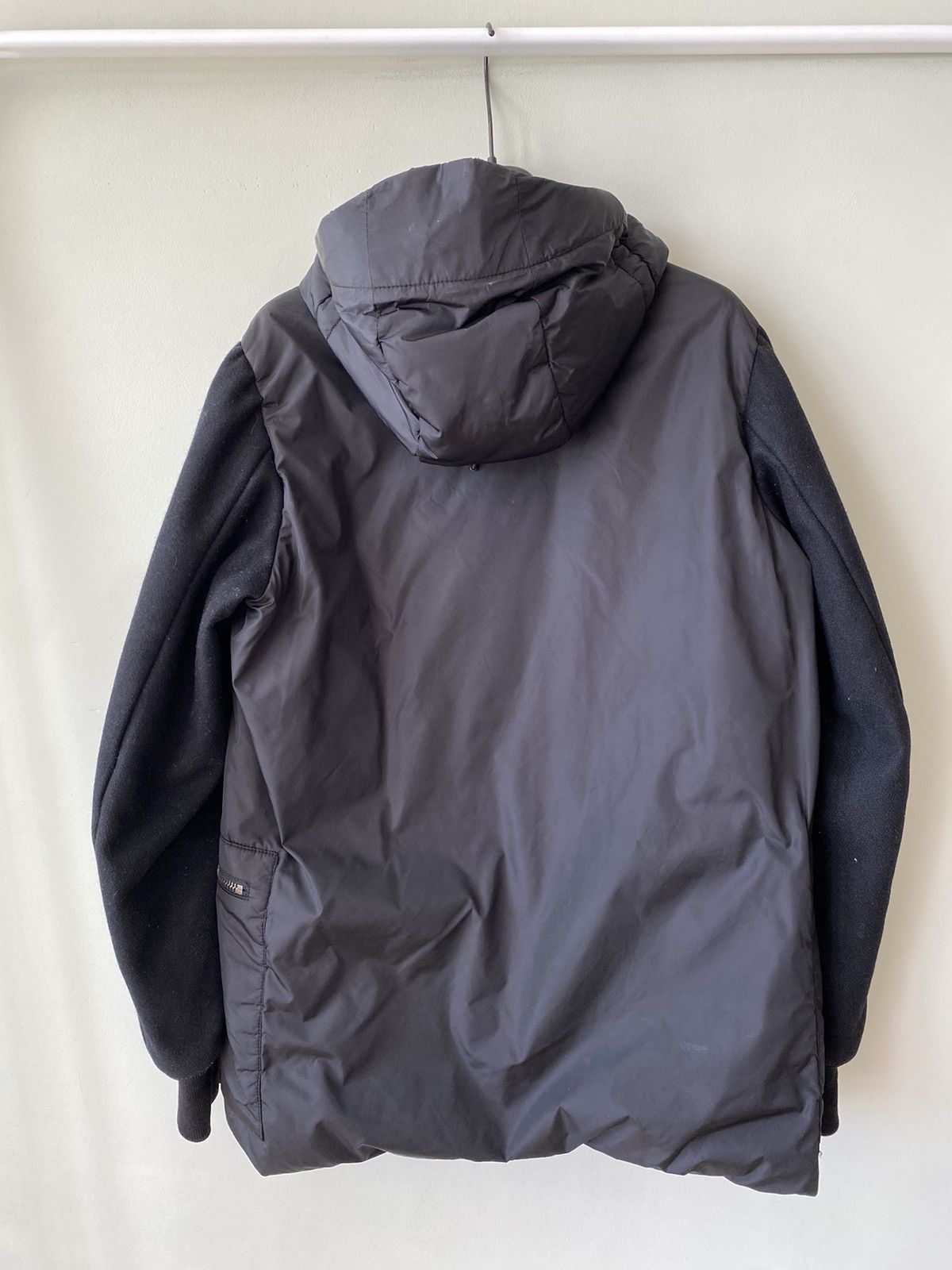 Prada Prada Vintage W’s Nylon & Wool Down Jacket Size S / US 4 / IT 40 - 2 Thumbnail