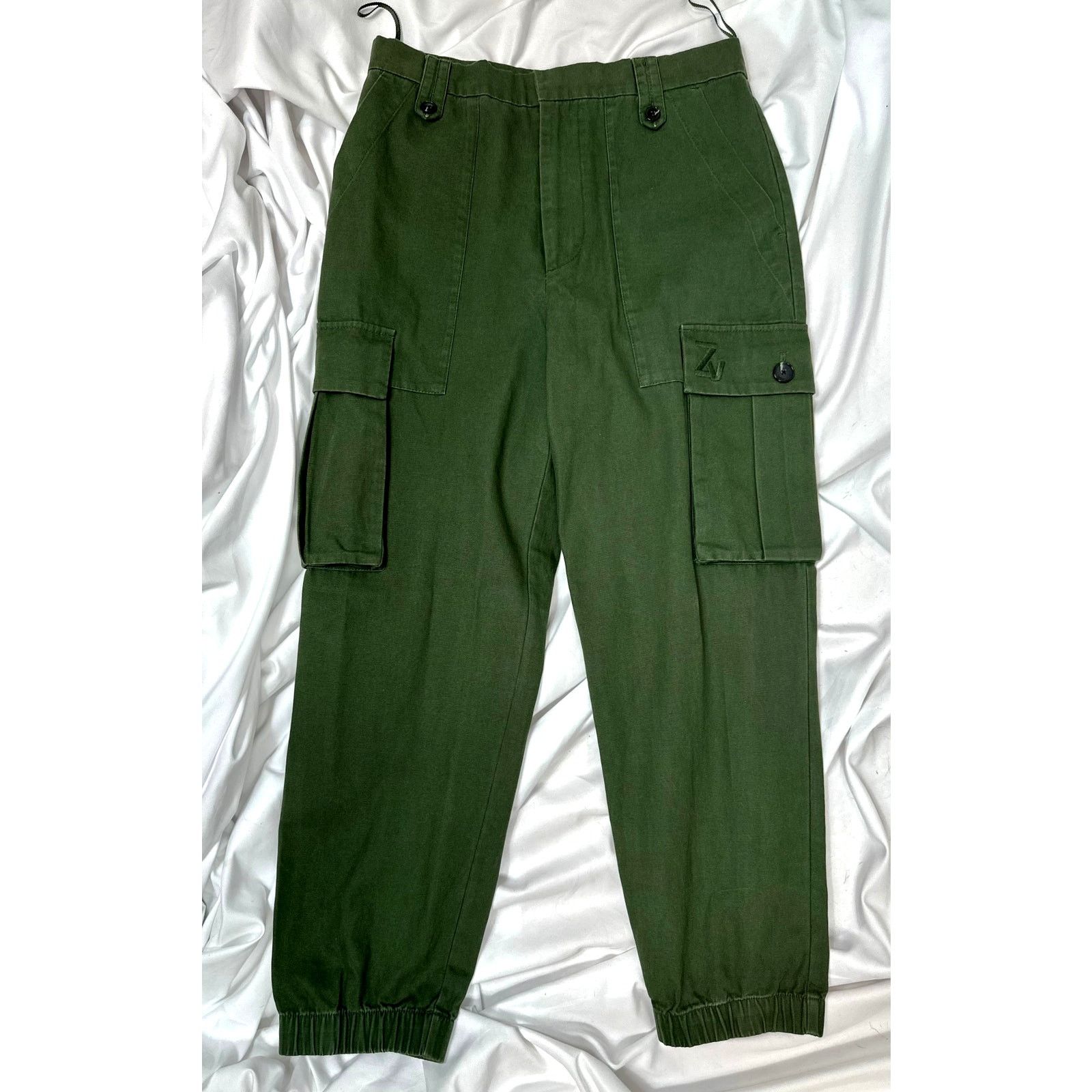Zadig & Voltaire Zadig & Voltaire Pilote Cargo Pants Army Green 38 Size 30" / US 8 / IT 44 - 5 Thumbnail