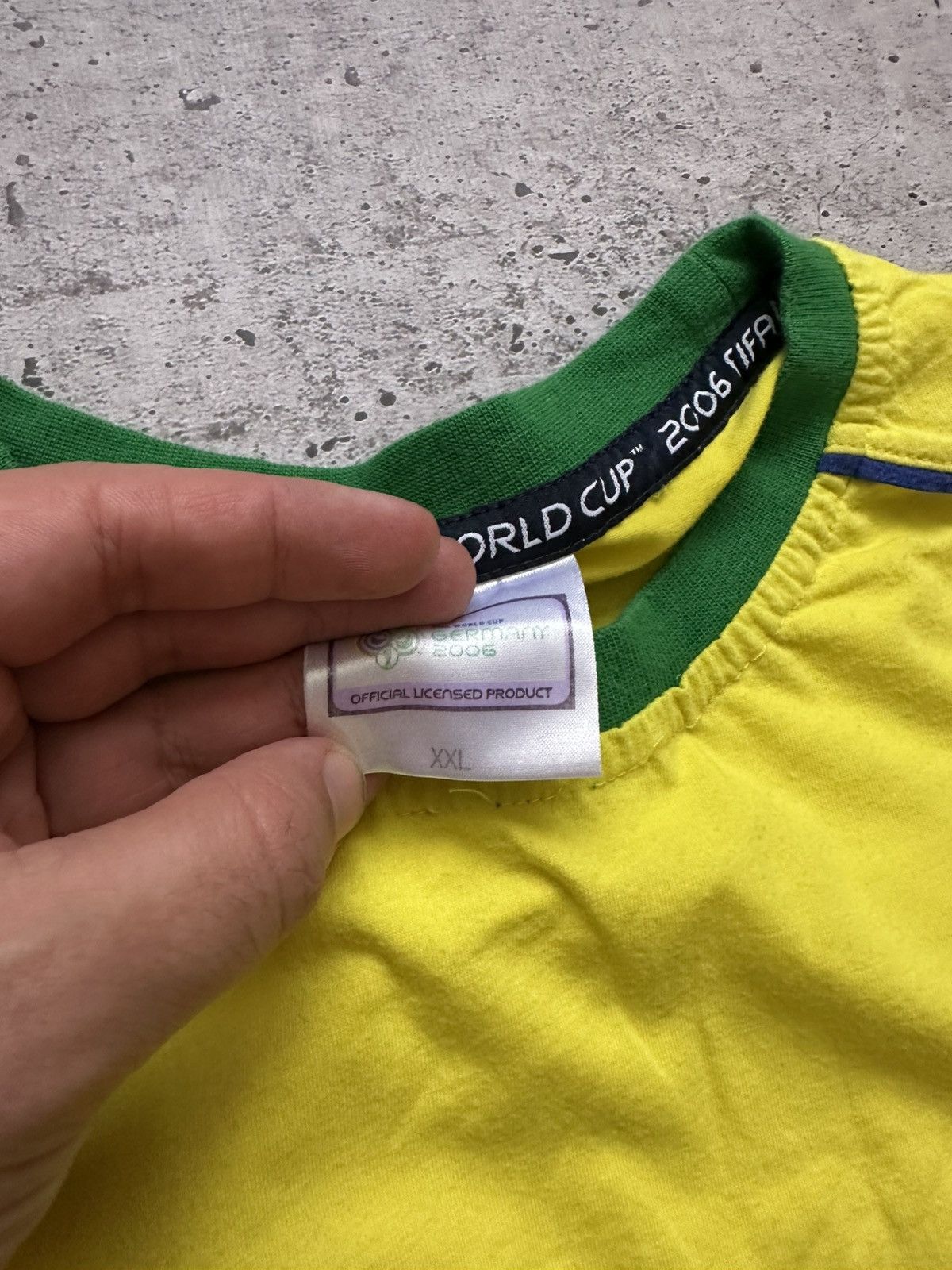 Vintage 2006 Brazil World Cup Vintage Y2K Tank Top Size US XXL / EU 58 / 5 - 8 Thumbnail