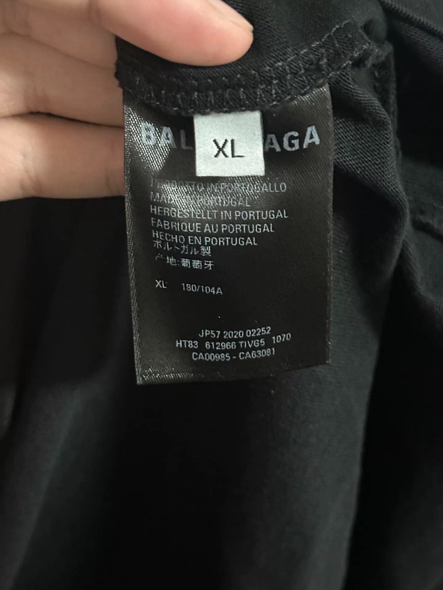 Balenciaga Balenciaga Short-Sleeve Logo Print T-Shirt Size US XL / EU 56 / 4 - 3 Thumbnail
