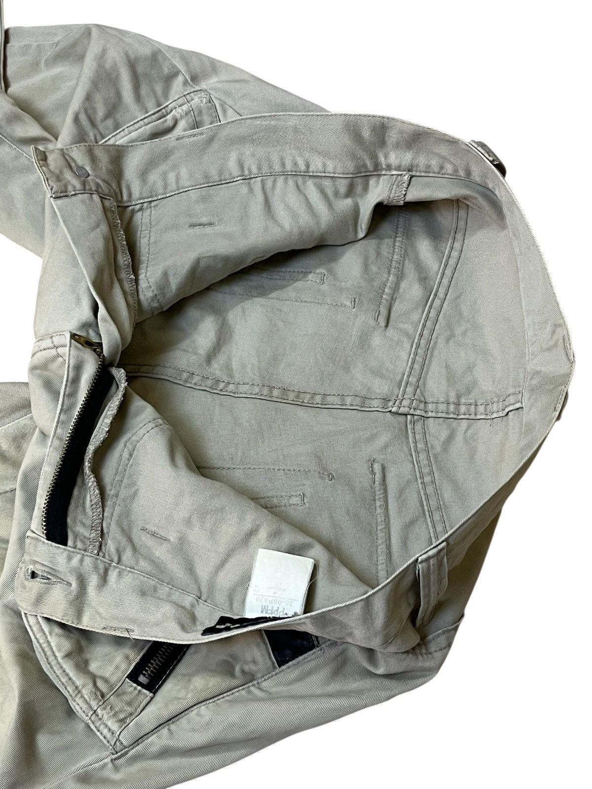 PPFM SICK🔥JAPANESE PPFM CURVE LEG DISTRESSED PANTS Size US 32 / EU 48 - 12 Thumbnail