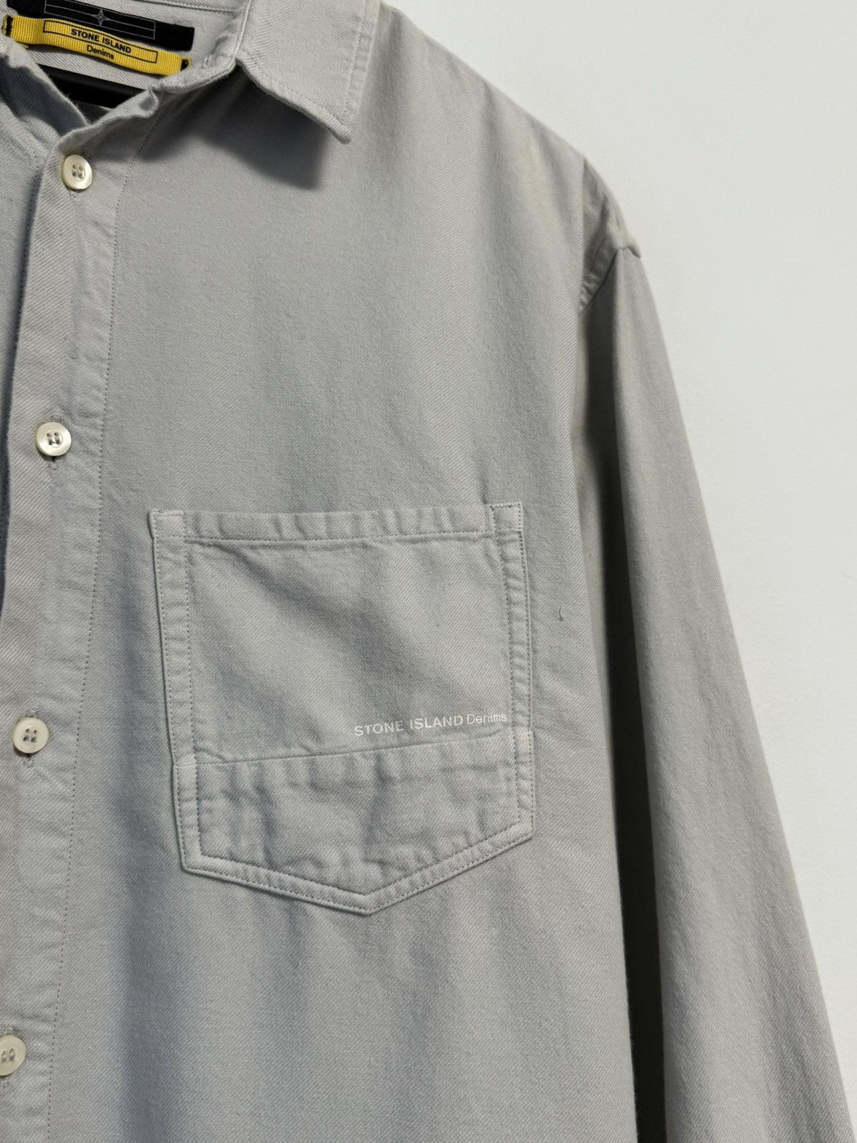 Stone Island Stone Island Button Up Shirt Denim Size US XL / EU 56 / 4 - 3 Thumbnail