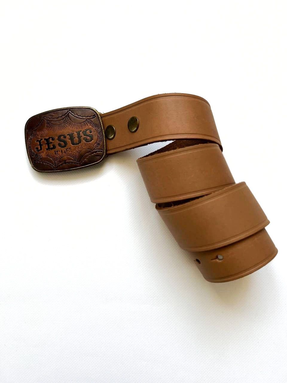 Dsquared2 Vintage Dsquared2 Buckle Jesus is Life Belt Dsquared Size ONE SIZE - 1 Thumbnail