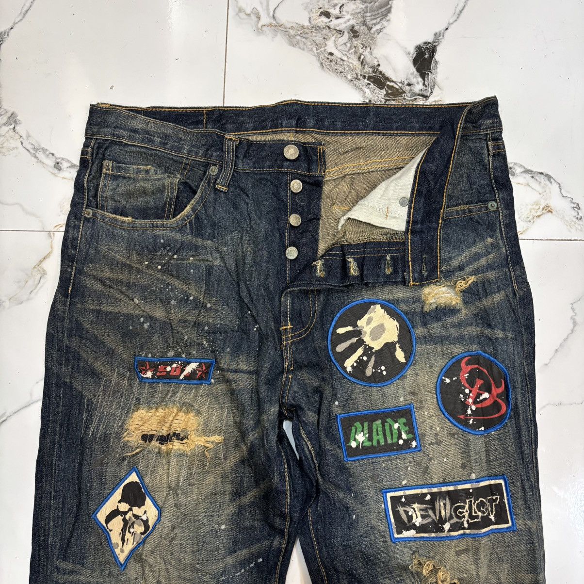 CLOT × Levi's Levi’s 501 x Clot x Devilock Size US 34 / EU 50 - 7 Thumbnail