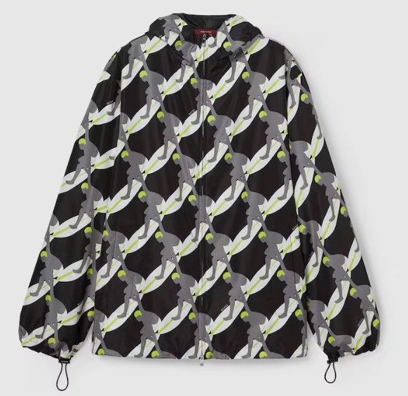 Gucci o1la5ras0426 Printed Technical Poplin Zip Jacket Size US M / EU 48-50 / 2 - 1 Thumbnail