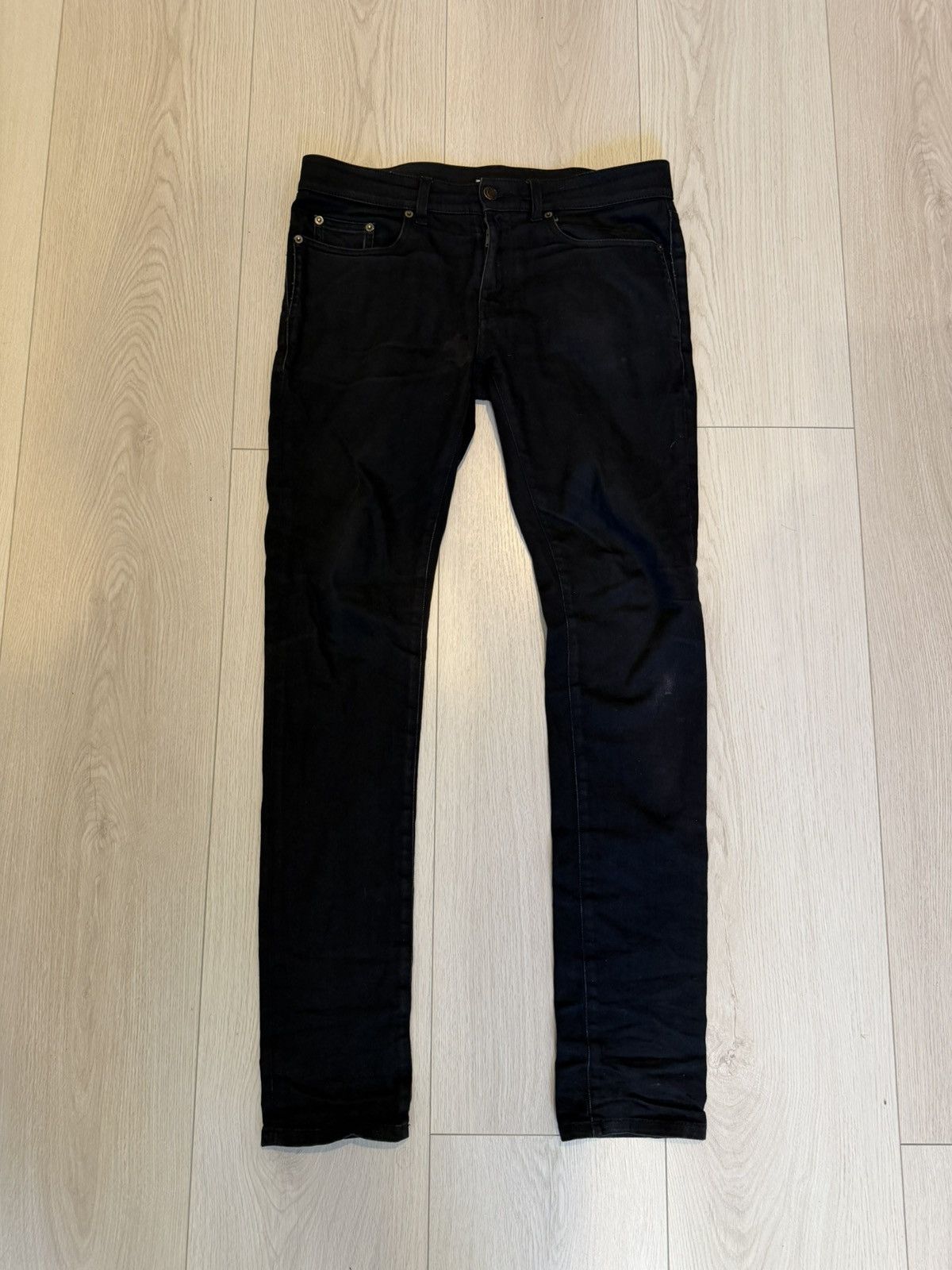 Saint Laurent Paris Saint Laurent Black D02 Skinny Jeans Size US 31 - 3 Thumbnail