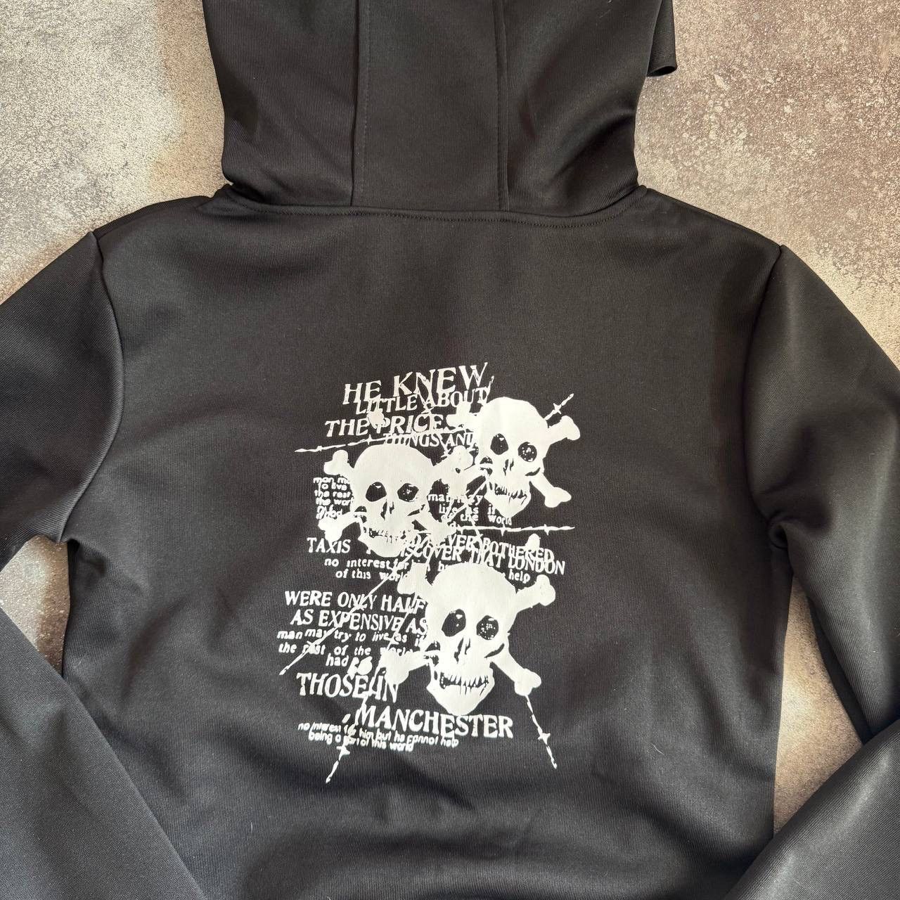 Other Opium Y2K Punk Rave Goth Patchwork + Bondage Zip Hoodie Size S / US 4 / IT 40 - 9 Thumbnail