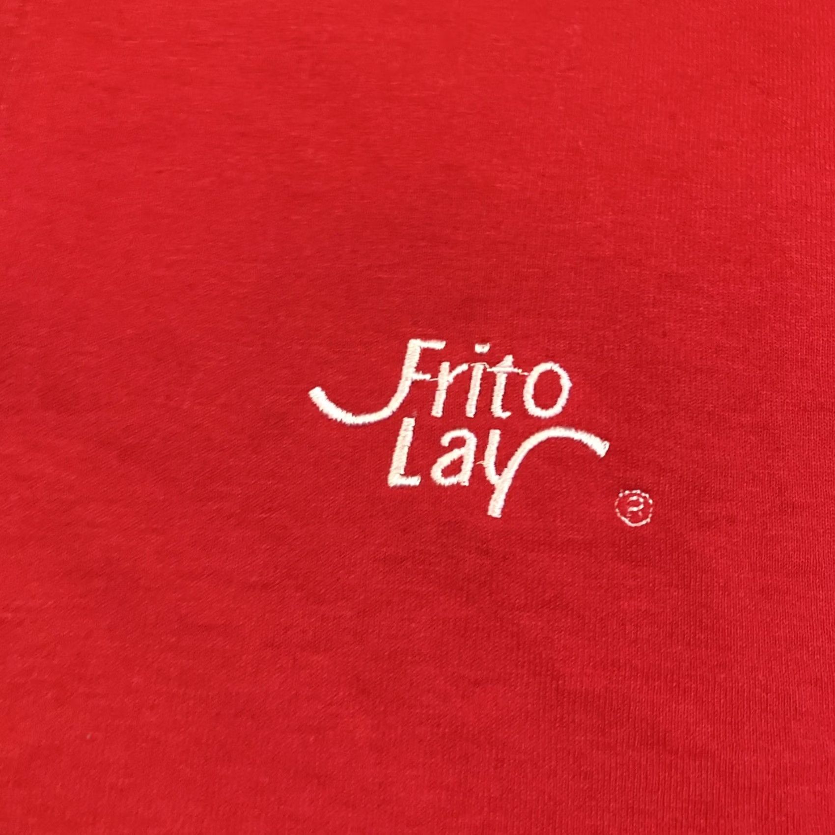 Anvil VINTAGE Anvil Polo Golf Embroidered Frito Lay Men's Large Red Shirts Mens Size US L / EU 52-54 / 3 - 2 Thumbnail