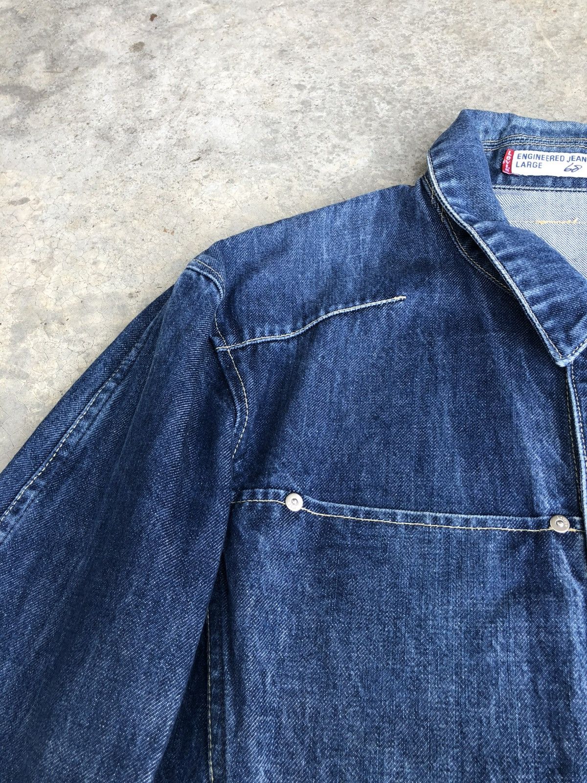 Levi's Y2k Levi’s Engineered Type 1 Denim Jacket Size US L / EU 52-54 / 3 - 5 Thumbnail