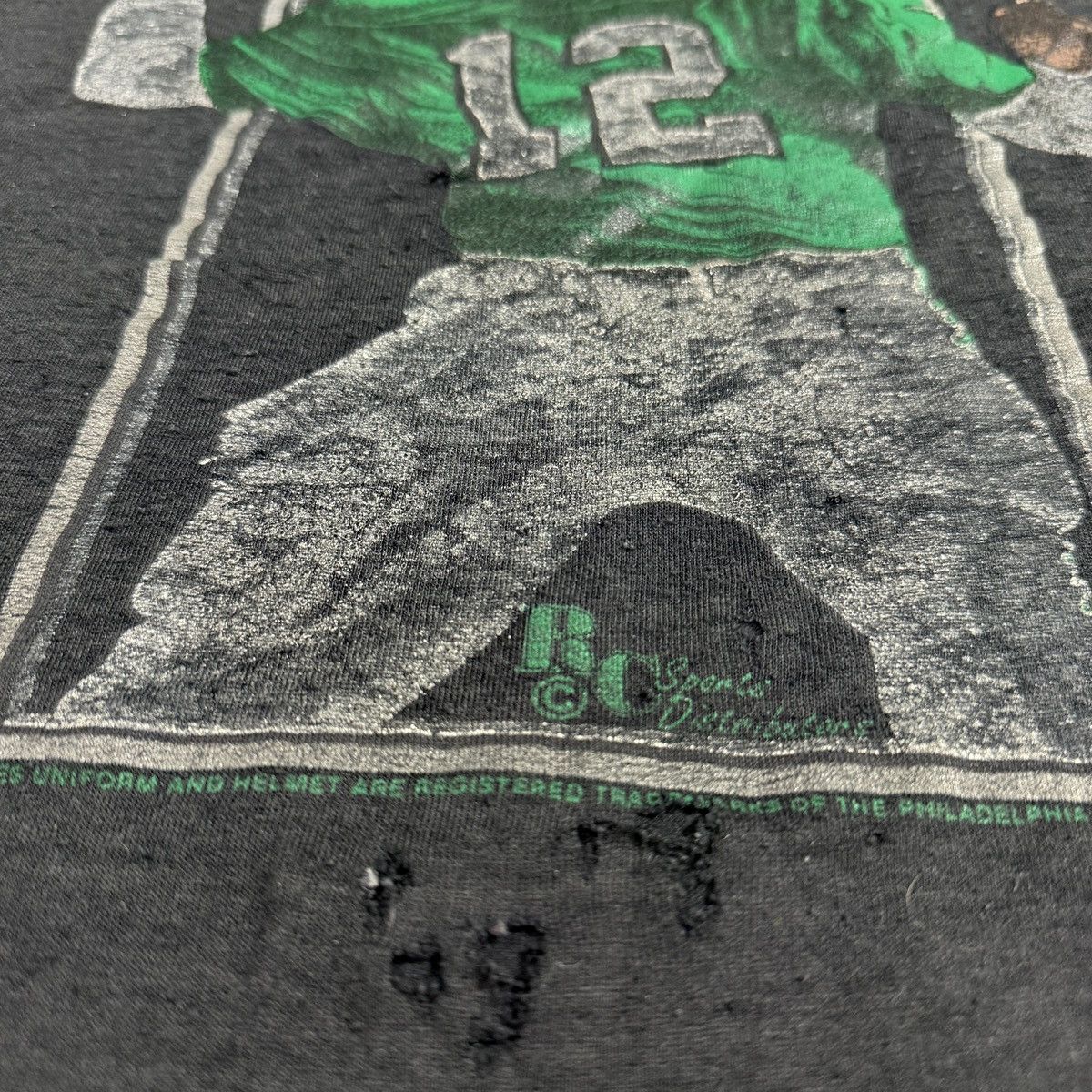 Russell Athletic Vintage Randall Cunningham Eagles Russell Tee XL USA Size US XL / EU 56 / 4 - 6 Thumbnail