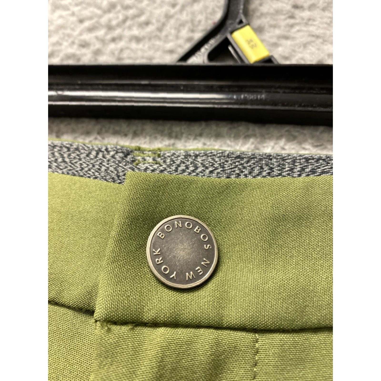 Bonobos Bonobos Slim Fit Stretch Chino Pants Mens 32X30 Green Casual Business Travel 0518 Size US 32 / EU 48 - 3 Thumbnail