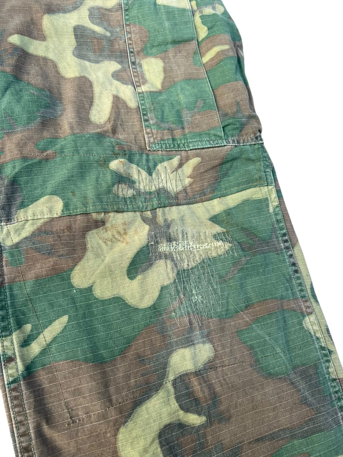 Vintage Vintage 1969 Vietnam War ERDL Camo Ripstop Poplin Trouser Size US 30 / EU 46 - 14 Thumbnail