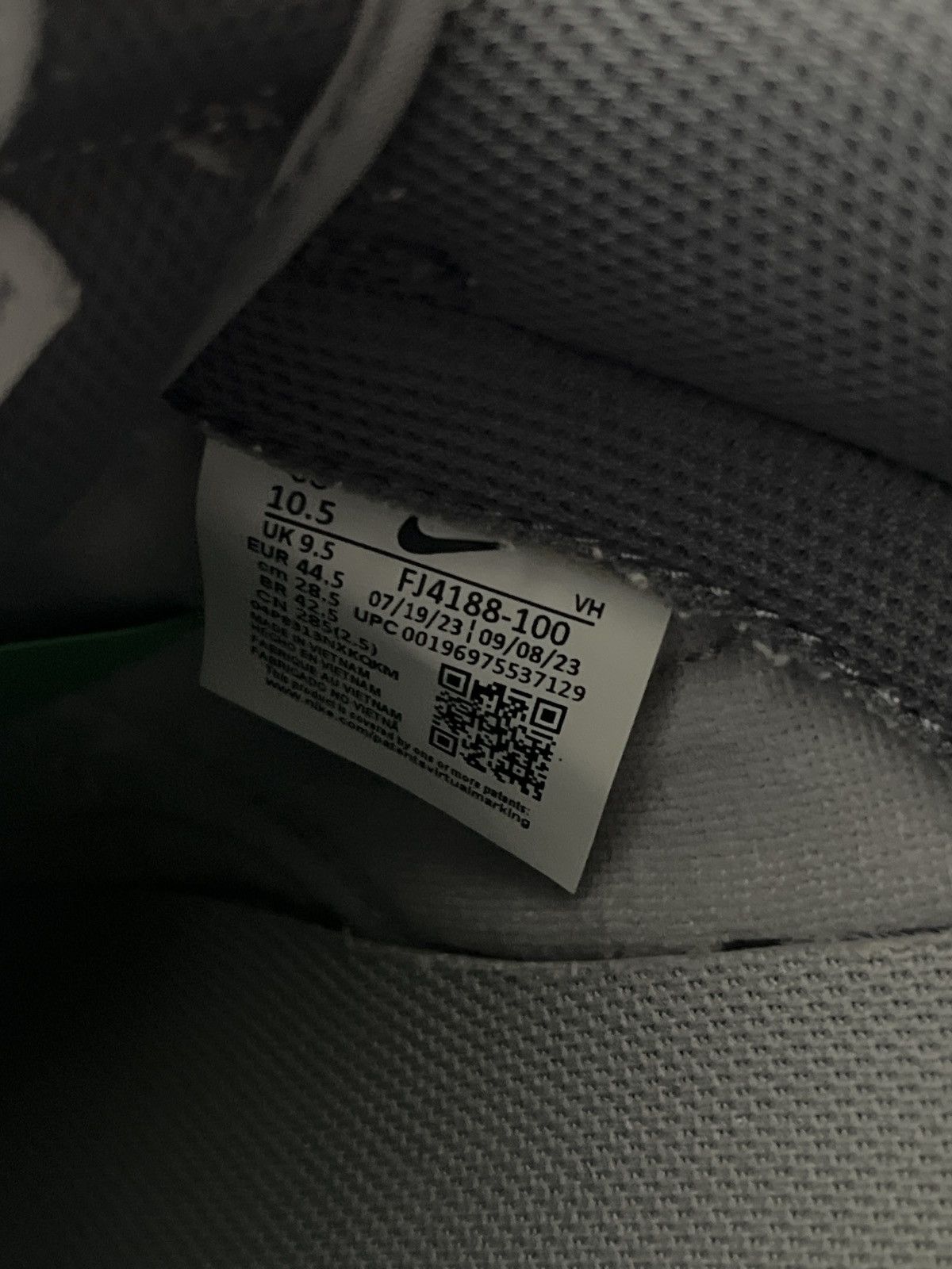 Nike Nike Dunk Low Light Carbon Size US 10.5 / EU 43-44 - 6 Thumbnail