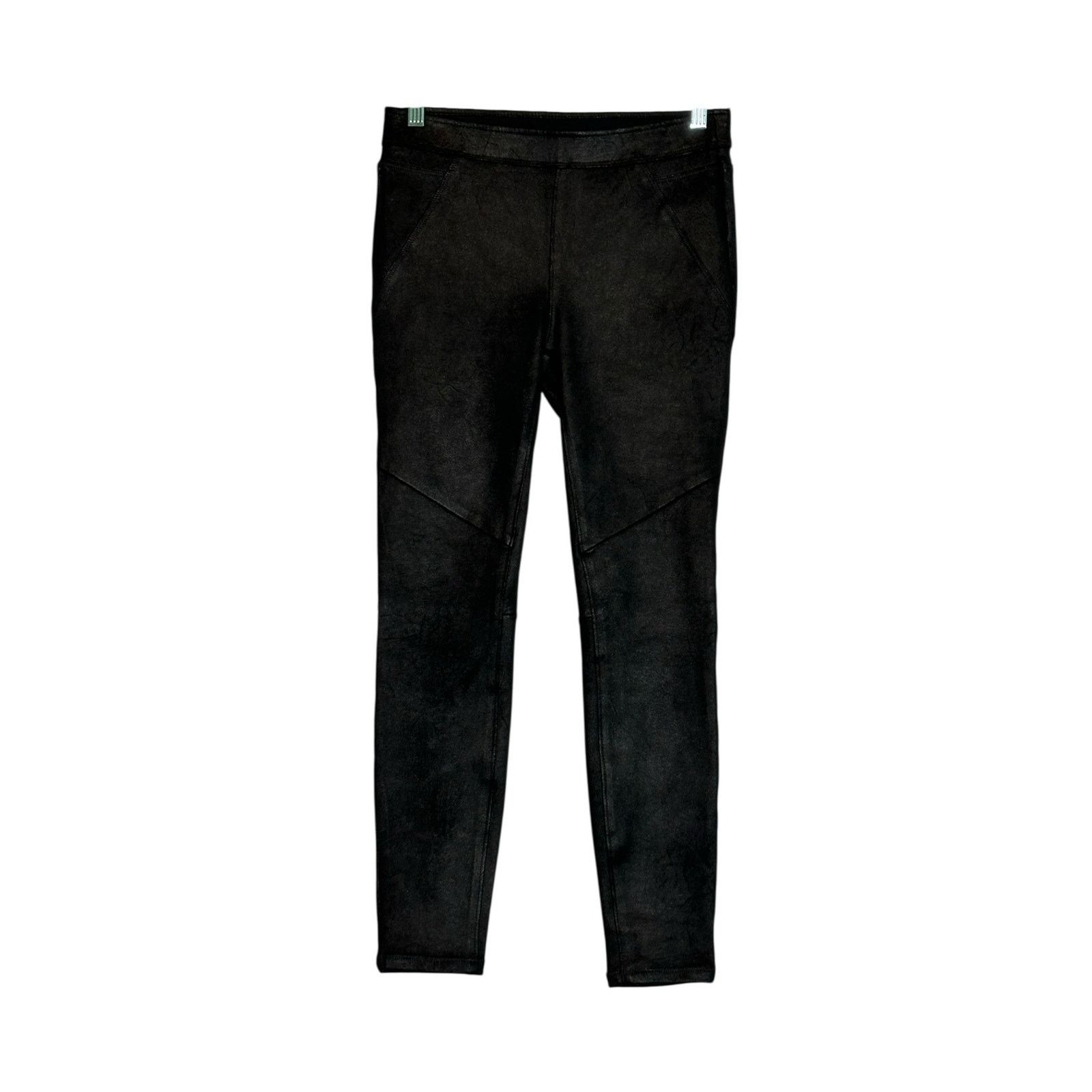 Free People Free People Faux Suede Leather Moto Leggings Pants Size 4 Size 27" / US 4 / IT 40 - 21 Thumbnail