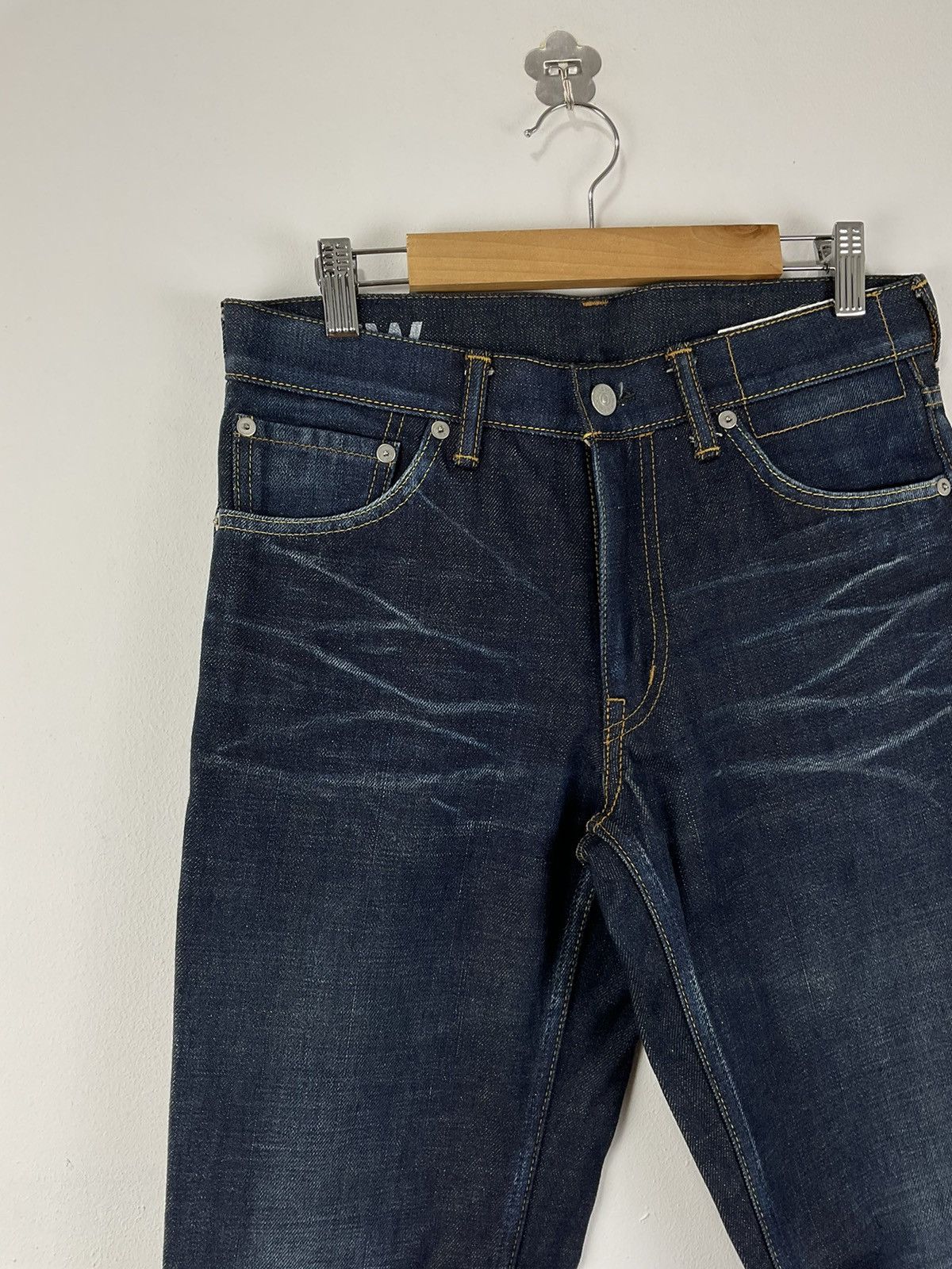 Visvim Visvim Social Sculpture 03NW Paint Splatter Denim Pants Size US 30 / EU 46 - 3 Thumbnail