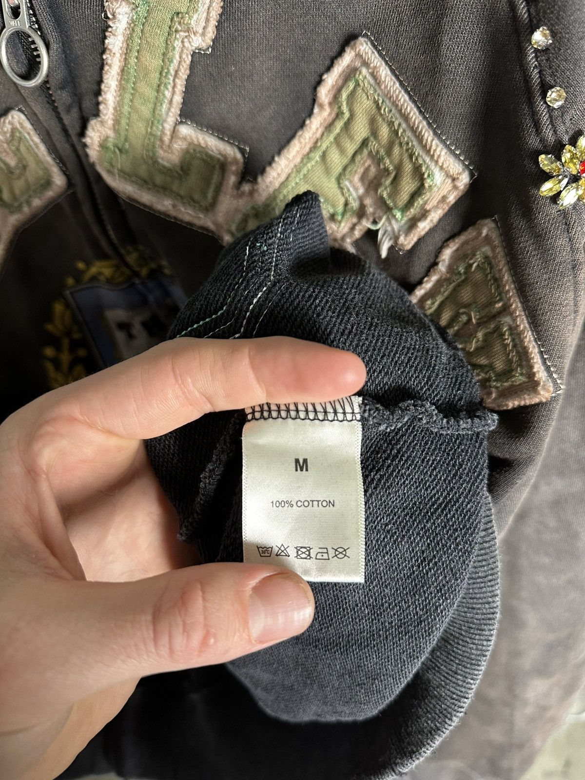 Vale VALE Lives Forever “Gem” Zip Up Hoodie Size US M / EU 48-50 / 2 - 4 Thumbnail