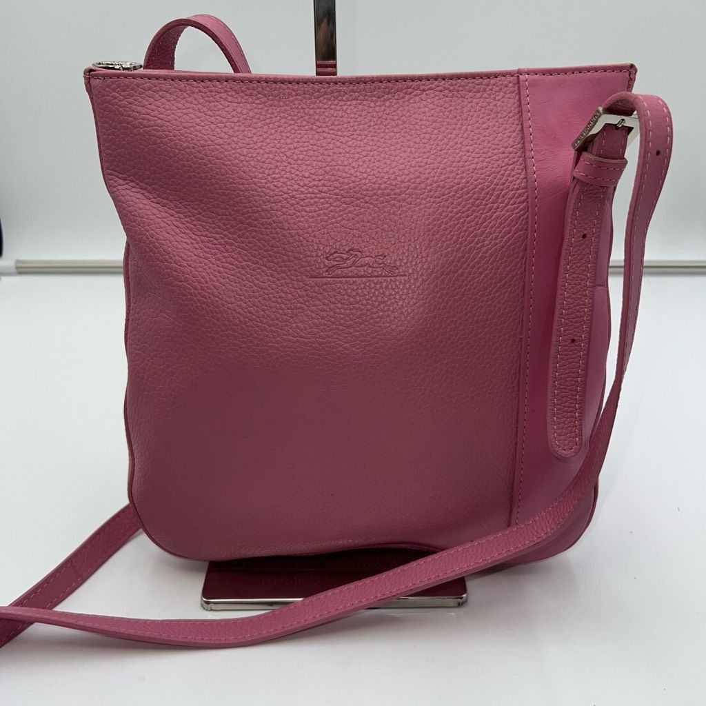 Longchamp Longchamp Mala Rosa Leather Crossbody in Barbie Pink Size ONE SIZE - 1 Thumbnail