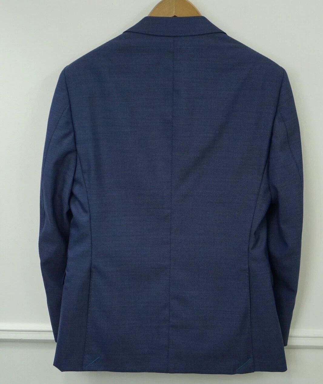 Suitsupply Men Suitsupply Blazer NapolI Single Breasted Blue Wool US36 Size 36R - 2 Thumbnail