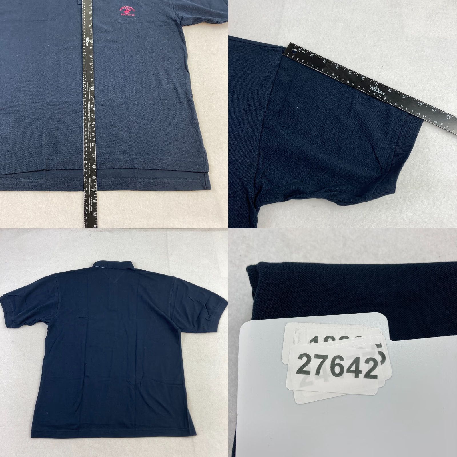 Beverly Hills Polo Club VINTAGE Beverly Hills Polo Club Polo Shirt Mens M Navy Blue Embroidered NWT Shirt Size US M / EU 48-50 / 2 - 8 Thumbnail