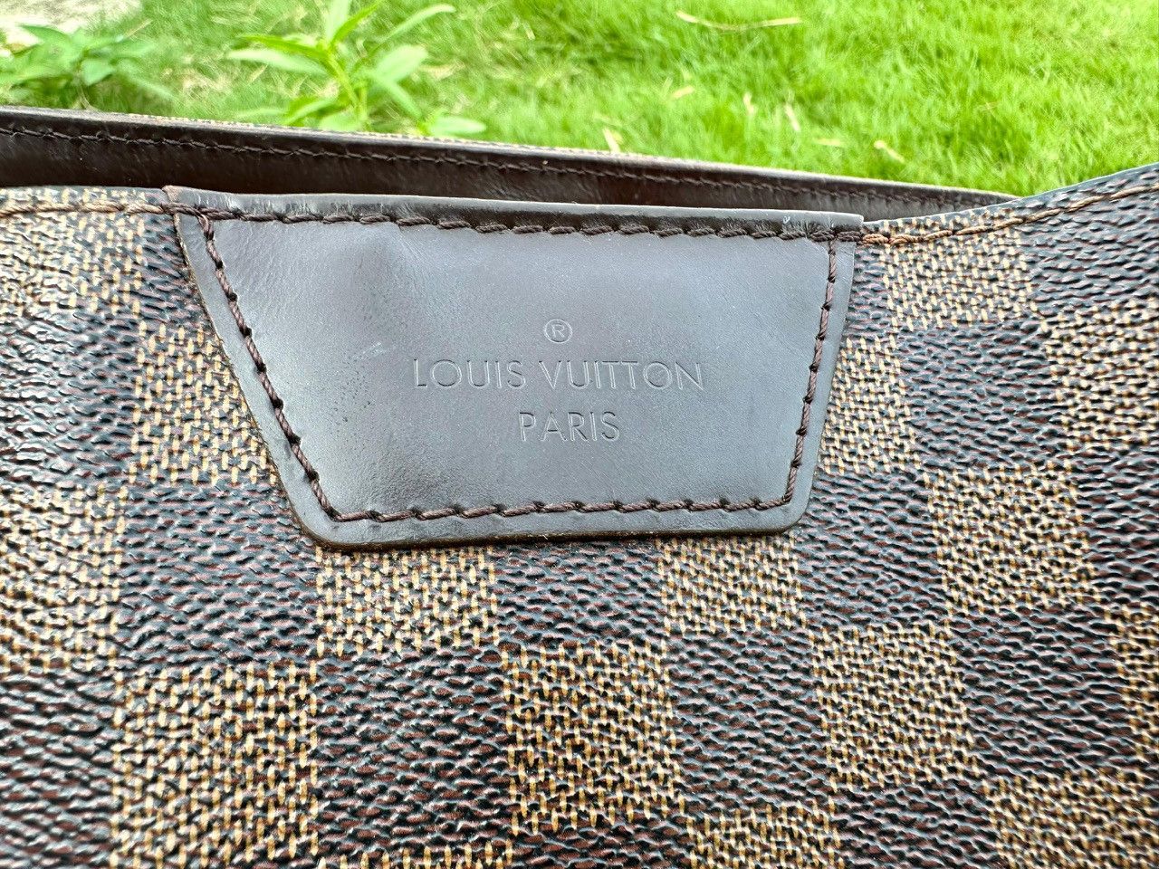 Louis Vuitton Authentic Louis Vuitton Damier Ebene Rivington PM Tote Bag Size ONE SIZE - 9 Thumbnail