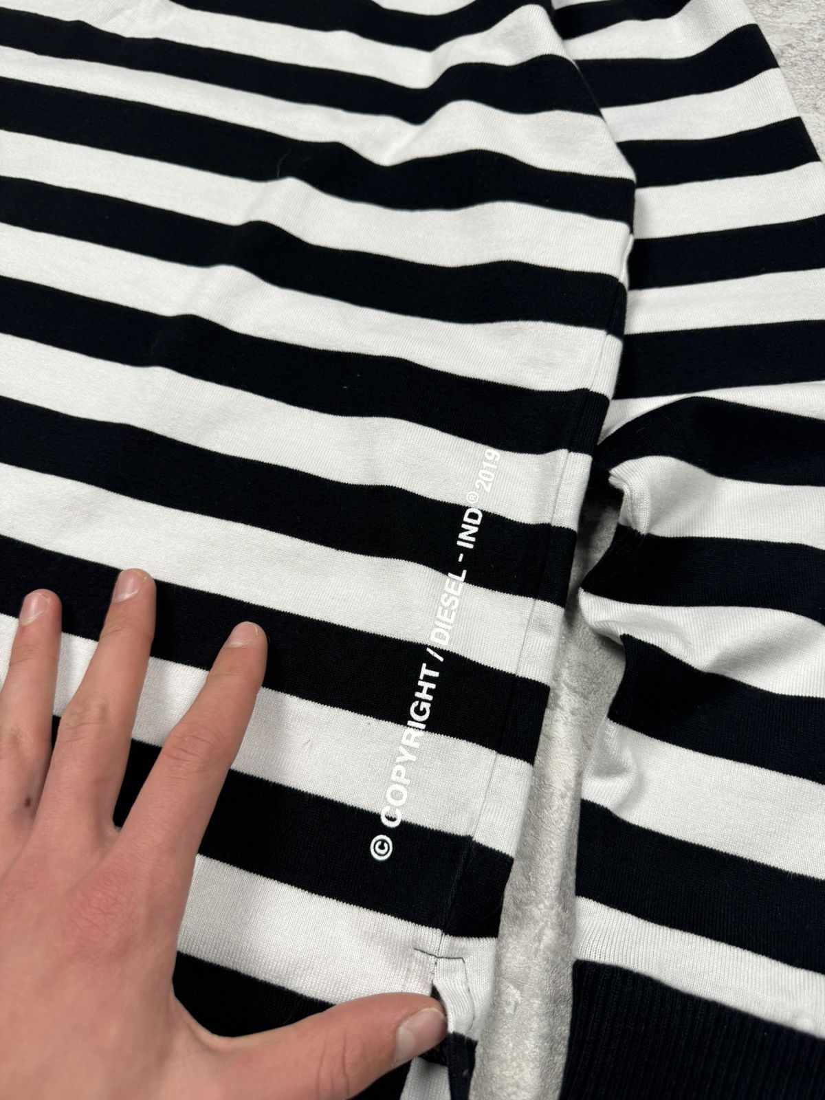 Diesel Diesel Brave Snake Long Sleeve Striped Size L Size US L / EU 52-54 / 3 - 8 Thumbnail