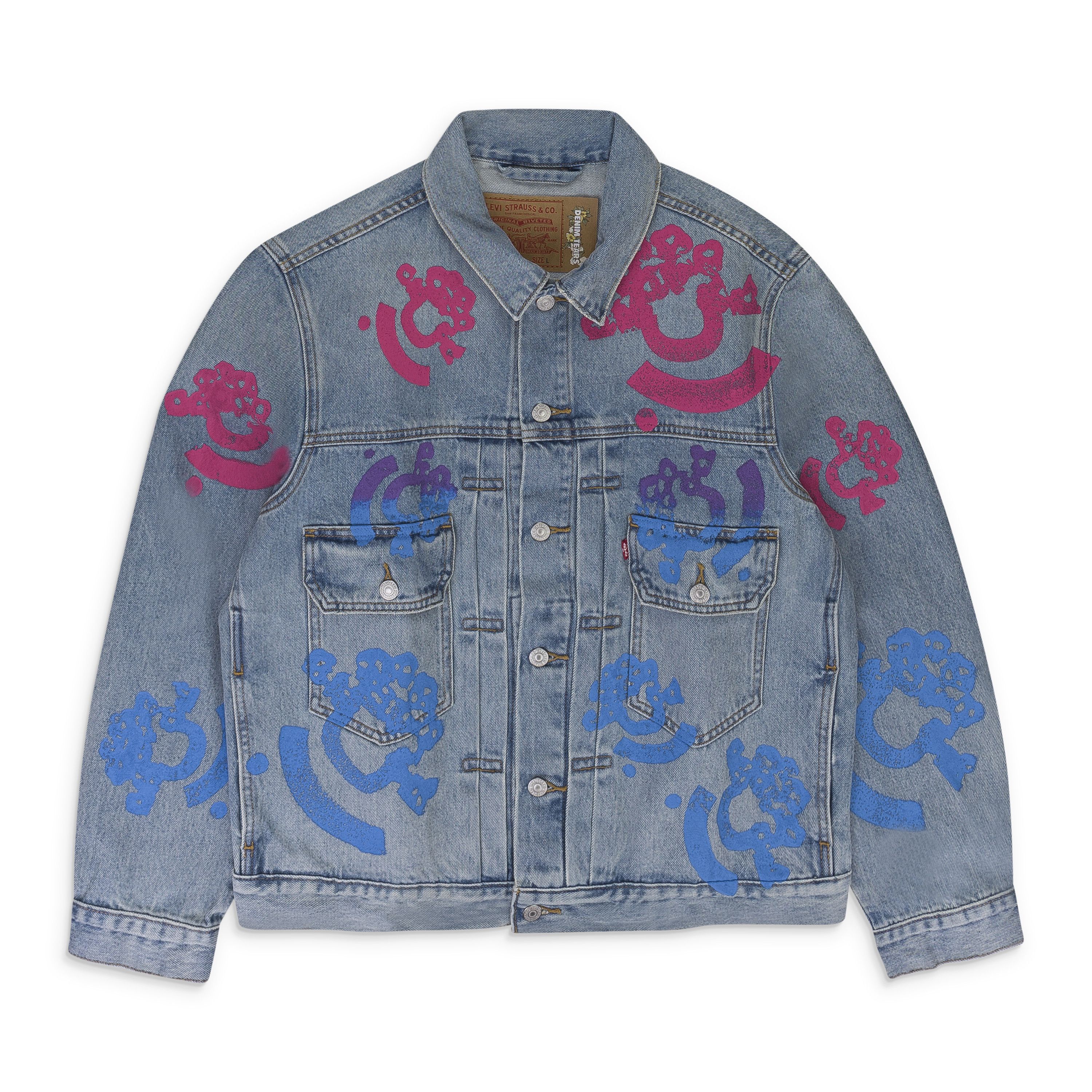 DENIM TEARS Light Blue Bstroy Tears Type-2 Denim Jacket Size XXL Size US XXL / EU 58 / 5 - 1 Thumbnail
