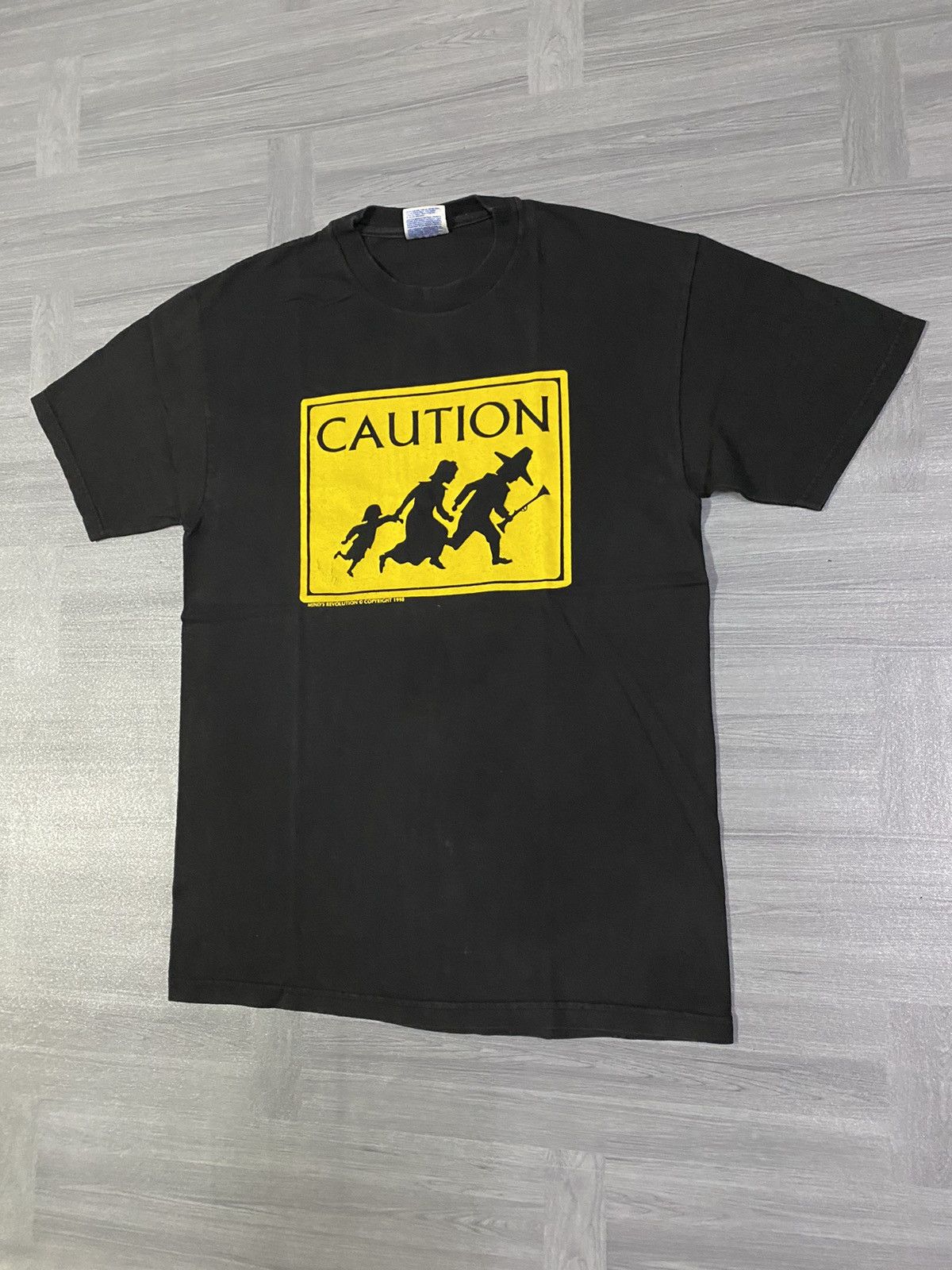 Vintage Vintage 🔥 RARE 🔥 1998 Caution Size US M / EU 48-50 / 2 - 2 Thumbnail