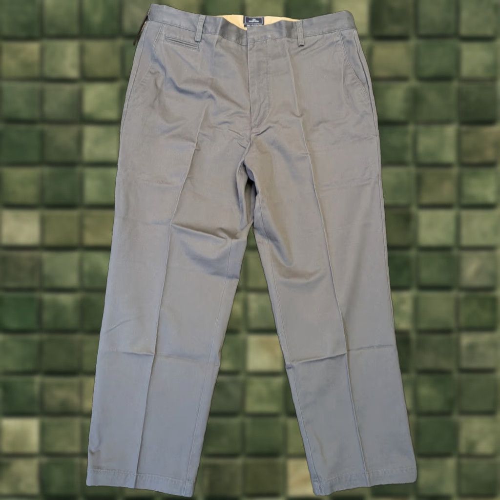 Dockers Dockers True Chino Flat Front D4 Relaxed Fit Iron Grey W38 L30 Cotton Mens Pants Size US 38 / EU 54 - 1 Thumbnail