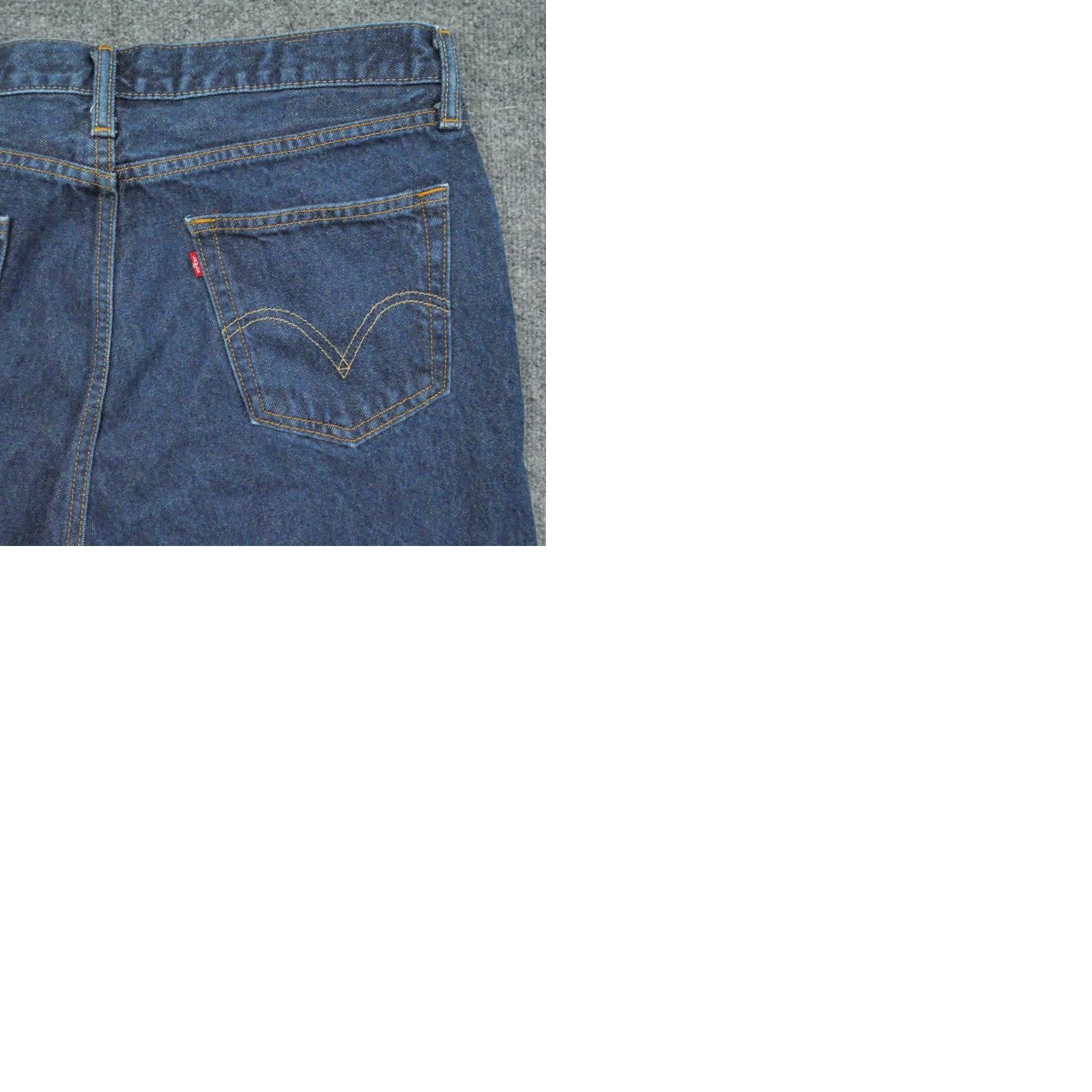 Levi's Levis 505 Jeans Mens 36x30 Blue Denim Pants Straight Leg Regular Fit Size US 36 / EU 52 - 9 Thumbnail