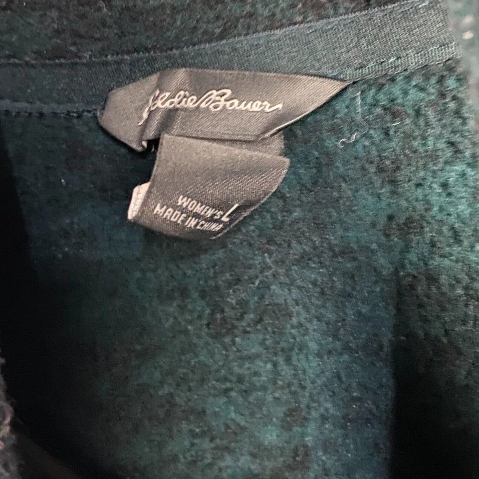 Eddie Bauer Eddie Bauer 1/2 Zip Fleece Pullover Women's Large Polyester Size L / US 10 / IT 46 - 4 Thumbnail