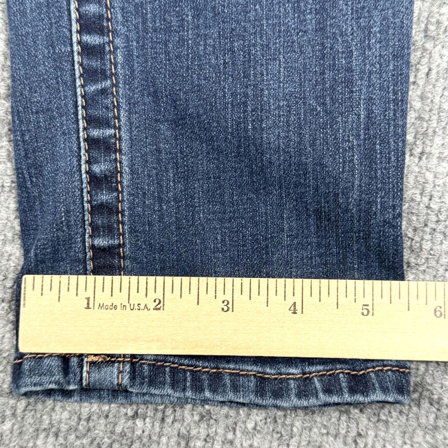 Vintage VINTAGE? No. Seven7 Jeans Womens 14 Blue Stretch Denim Skinny Mid Rise Avalon Classic Size 36" / US 14 / IT 50 - 4 Thumbnail