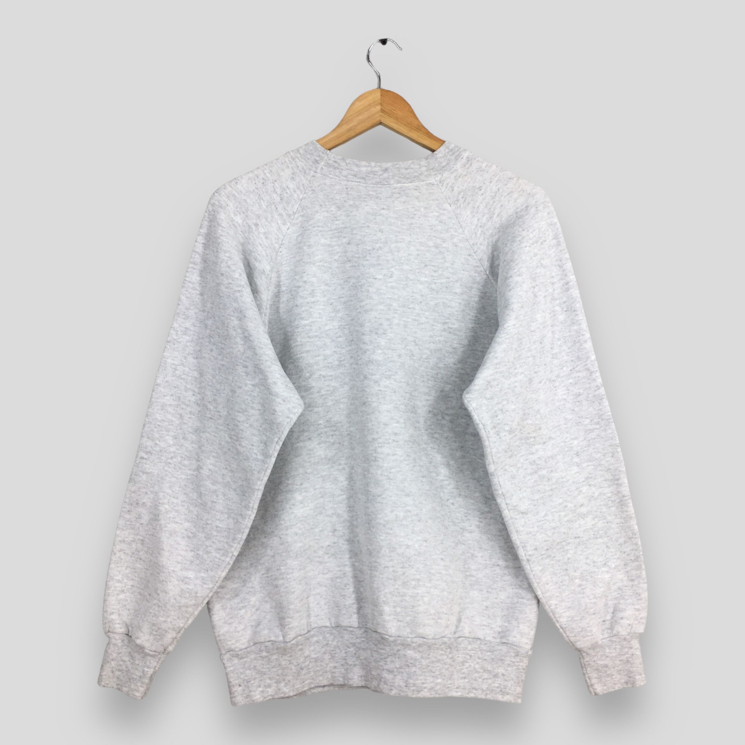 Vintage Vintage 90’s Oneita Usa Gray Sweatshirt Large Size US M / EU 48-50 / 2 - 7 Thumbnail