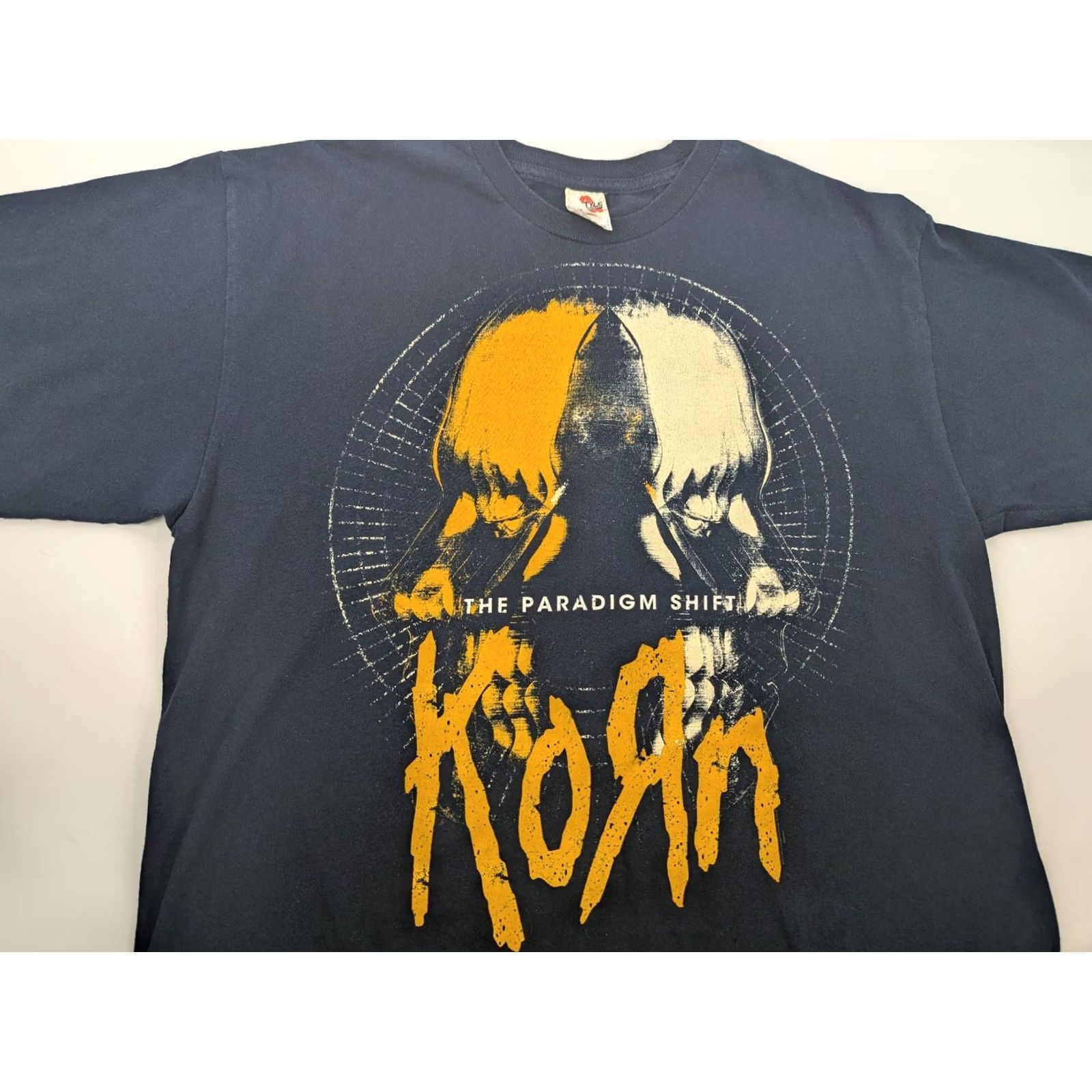 Vintage Korn The Paradigm Shift Band Tour T-Shirt XL Navy Alstyle Mens Graphic Tee Crew Neck Short Sleeve Music Shirt Size US XL / EU 56 / 4 - 2 Thumbnail