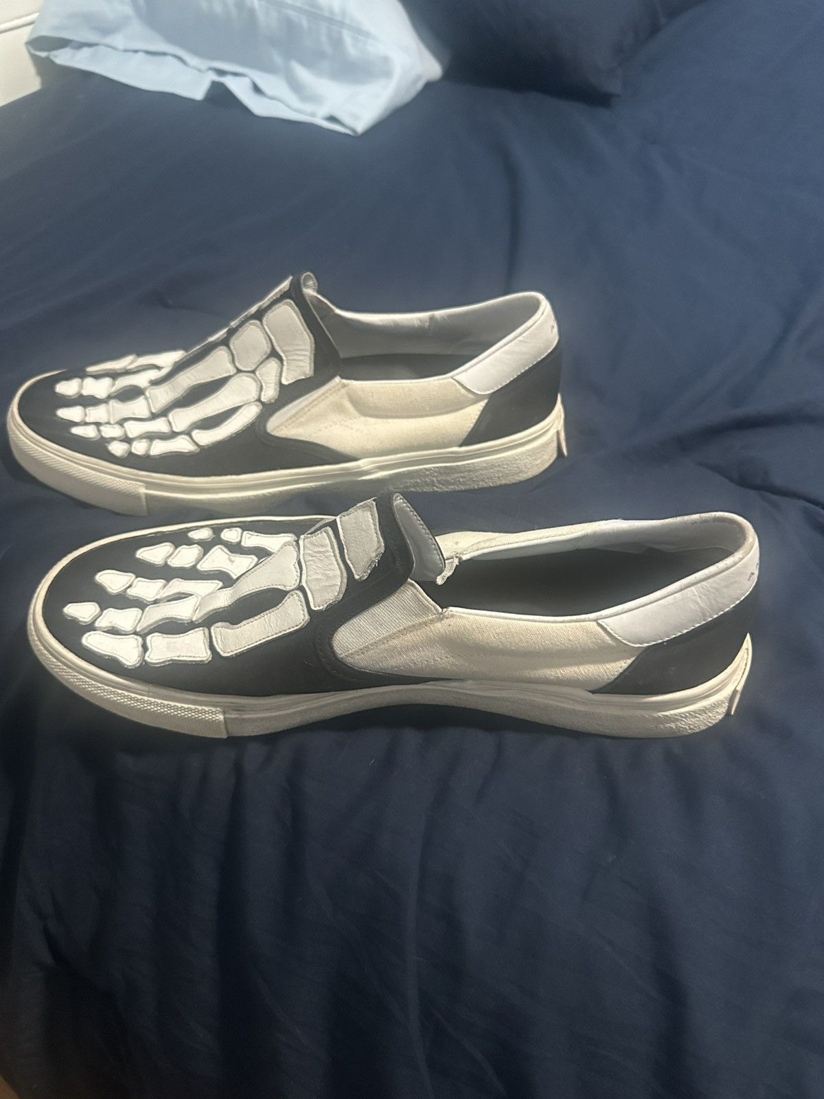Amiri Amiri Skeleton Slip On Shows Size 12 Size US 12 / EU 45 - 4 Thumbnail