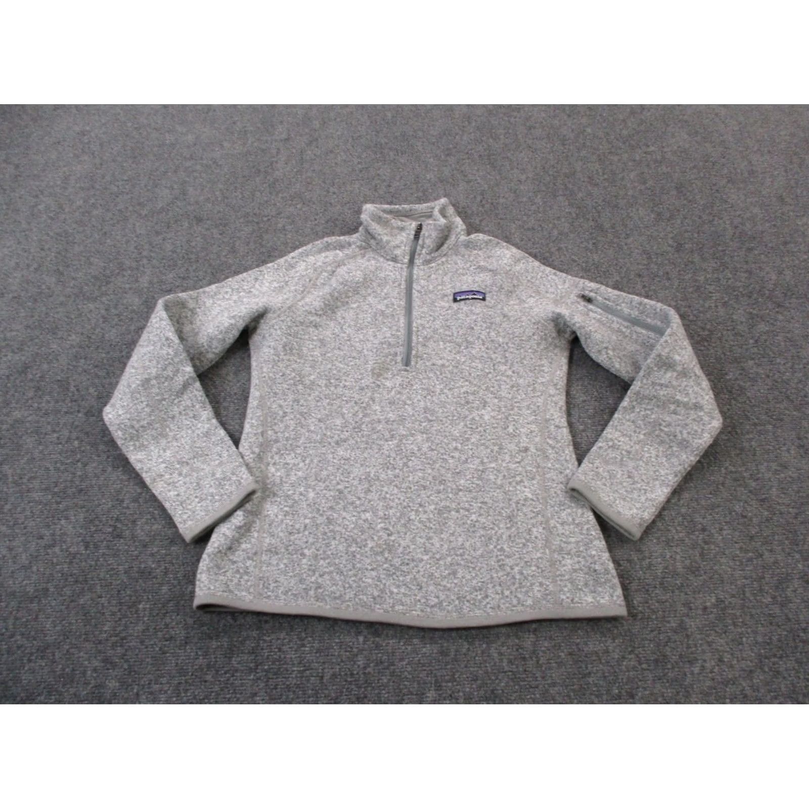 Patagonia Patagonia Jacket Womens S Gray Basic Jacket Outdoor 1/4 Zip Pockets Thermal Zipped Pockets Logo Size S / US 4 / IT 40 - 2 Thumbnail