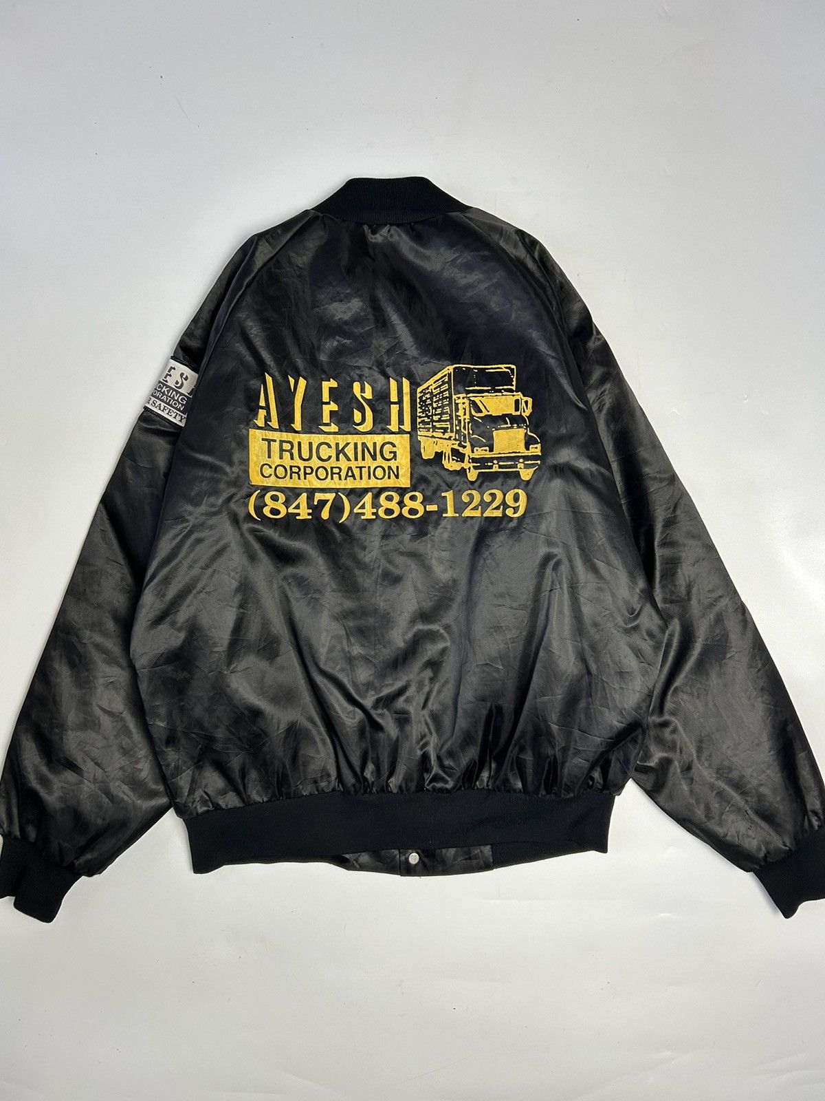 Vintage WEST ARK NYLON AYESH TRUCKING BOMBER JACKET Size US M / EU 48-50 / 2 - 5 Thumbnail