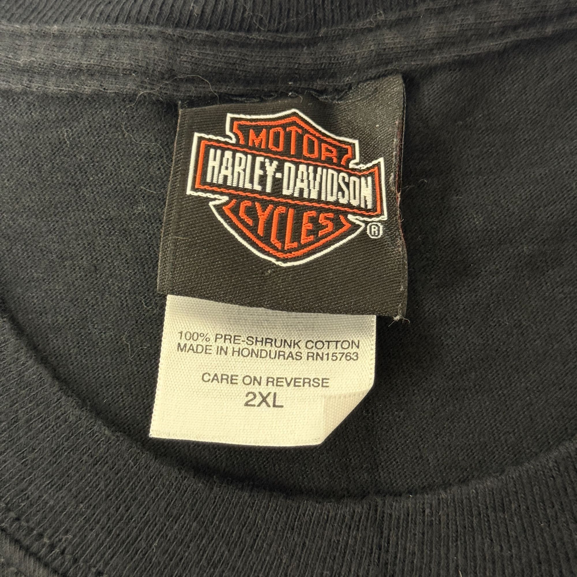Harley Davidson H-D Motorcycle LAS VEGAS Nevada FLAMING STREET BIKER T Shirt Size US XXL / EU 58 / 5 - 5 Thumbnail