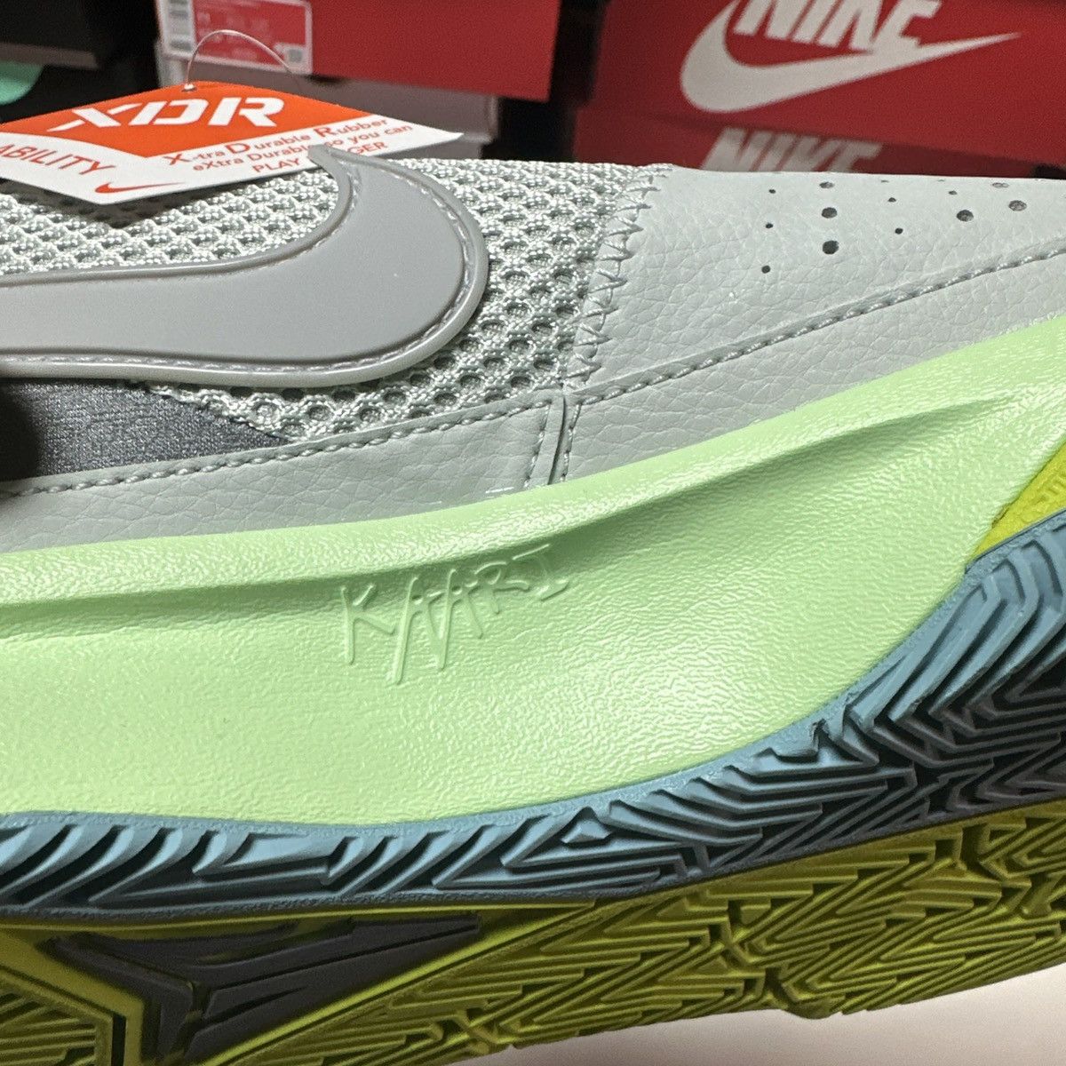 NBA × Nike New Nike Ja 1 MORANT Light Silver Mens Size 10.5 Basketball Size US 10.5 / EU 43-44 - 5 Thumbnail